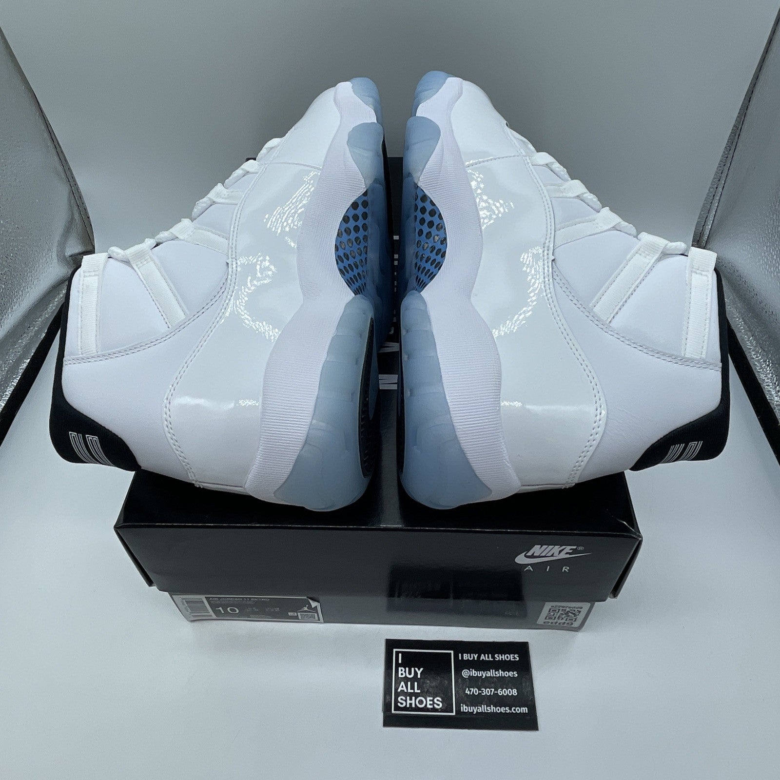 Size 10 - Air Jordan 11 Retro High Legend Blue White Leather (CT8012-104(