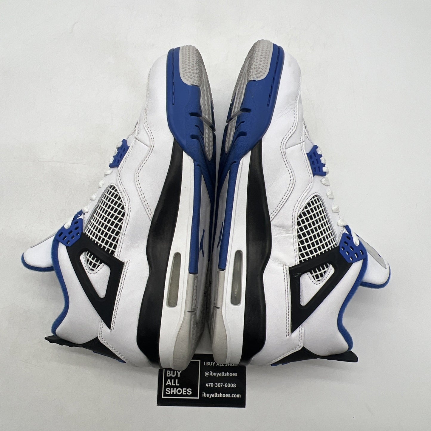 Size 9.5 - Air Jordan 4 Retro Mid Motorsports (308497-117)