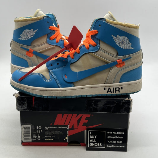Size 10 - Air Jordan 1 Retro OG x Off-White High UNC (AQ0818-148)