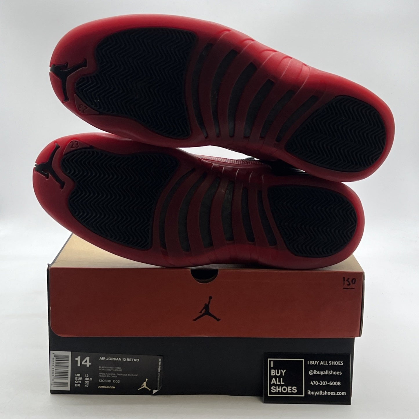 Size 14 - Air Jordan 12 Retro Mid Flu Game (130690-002)