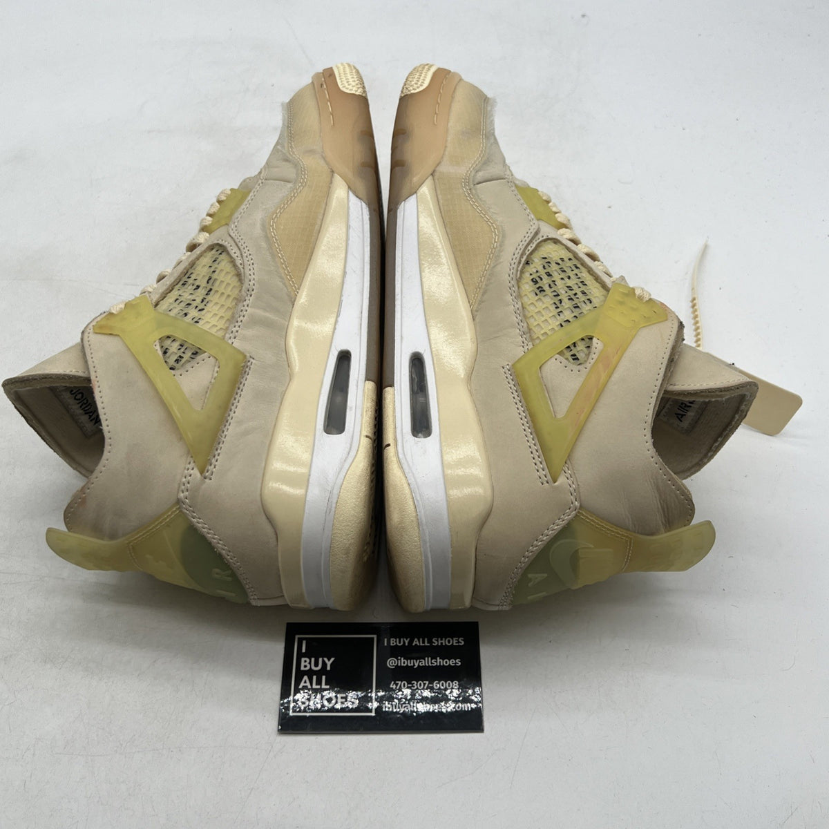 Size 11 - Air Jordan 4 SP x Off-White Mid Sail W (CV9388-100)