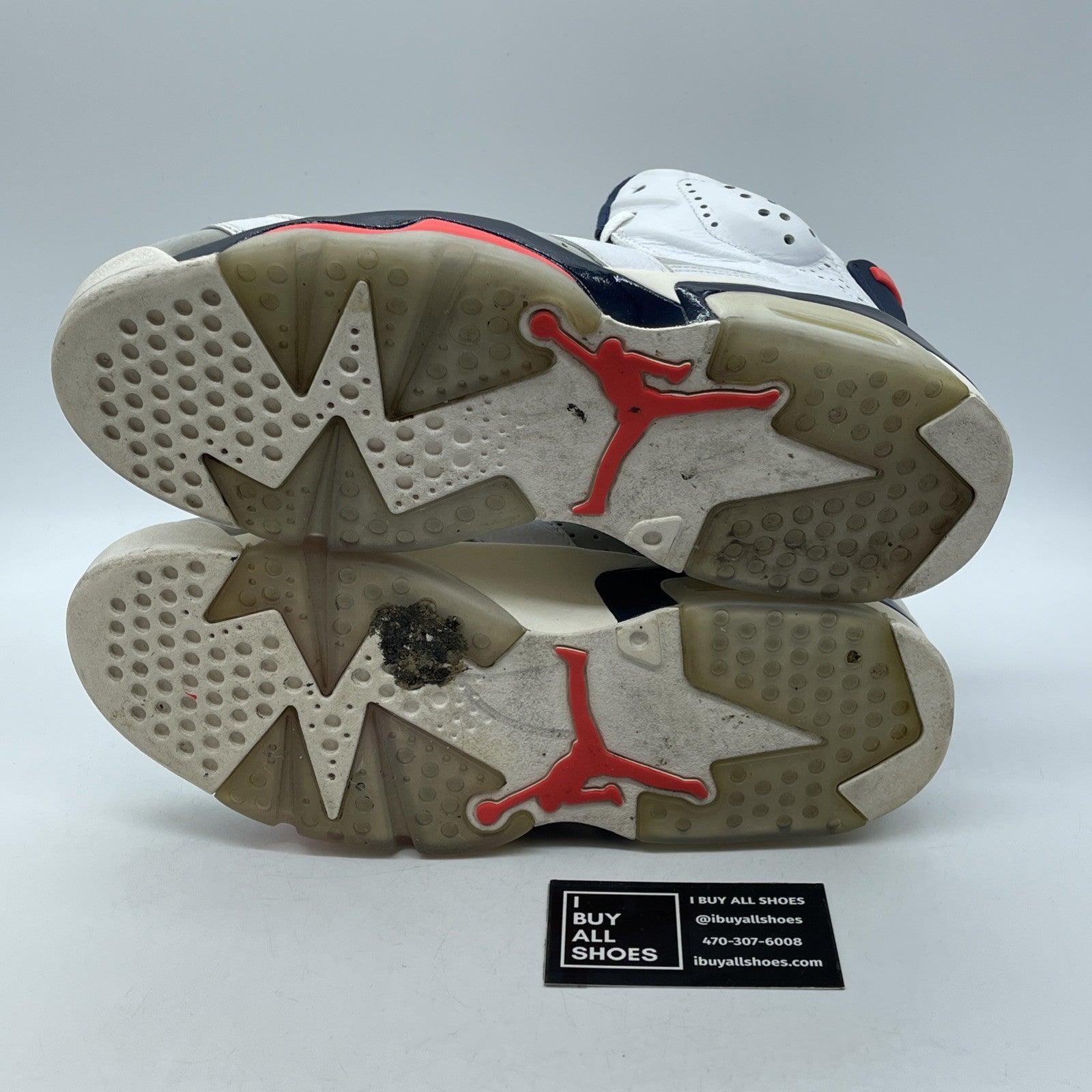 Size 9 - Air Jordan 6 Retro Tinker Grey White Leather (384664-104)