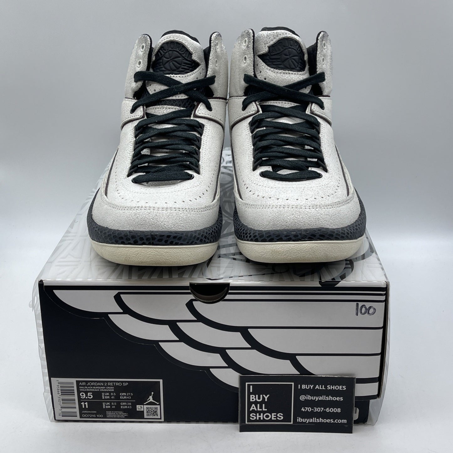 Size 9.5 - Air Jordan 2 A Ma Maniere (DO7216-100)