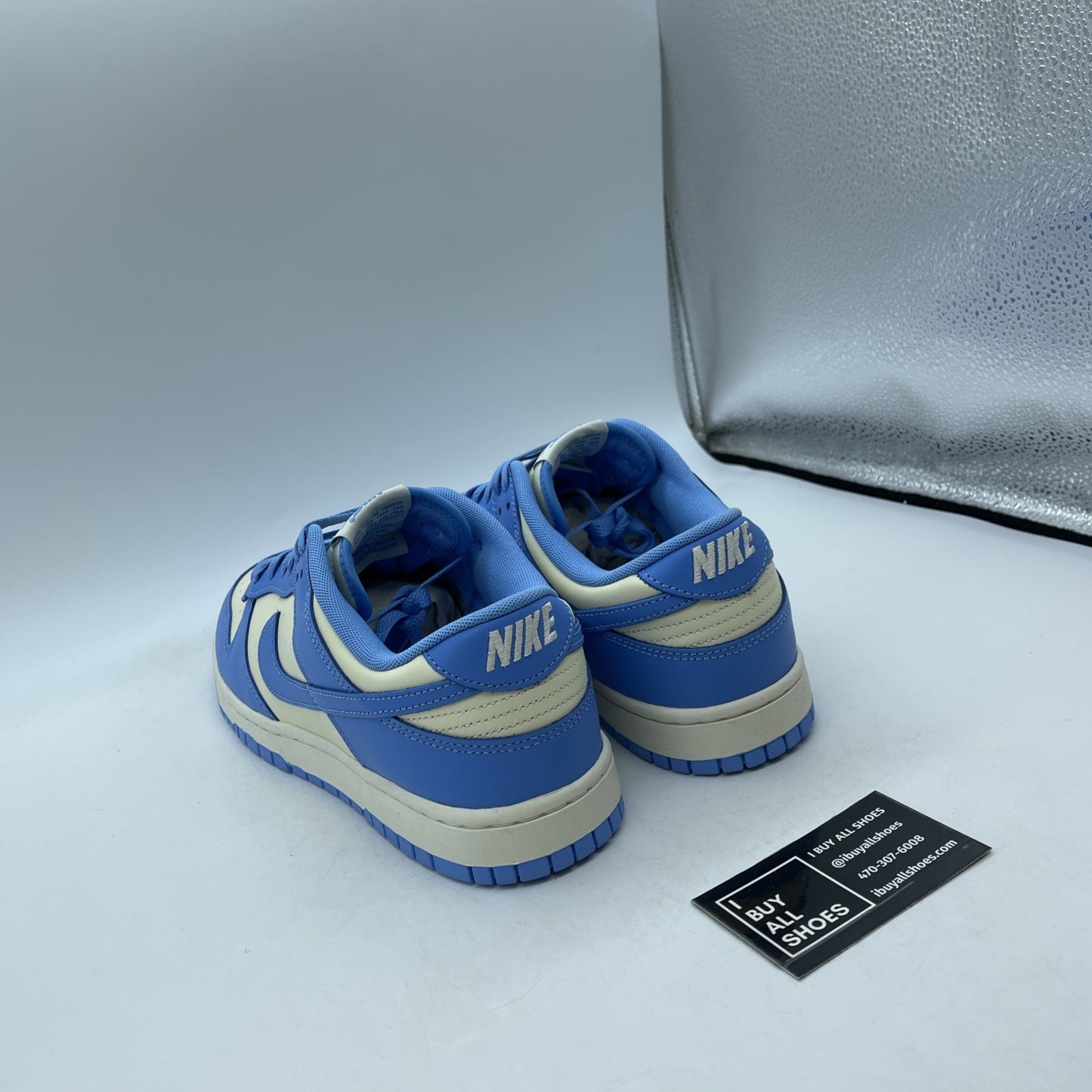 Size 11 - Nike Dunk Low University Blue Coconut Milk White Leather (DV0833-113)