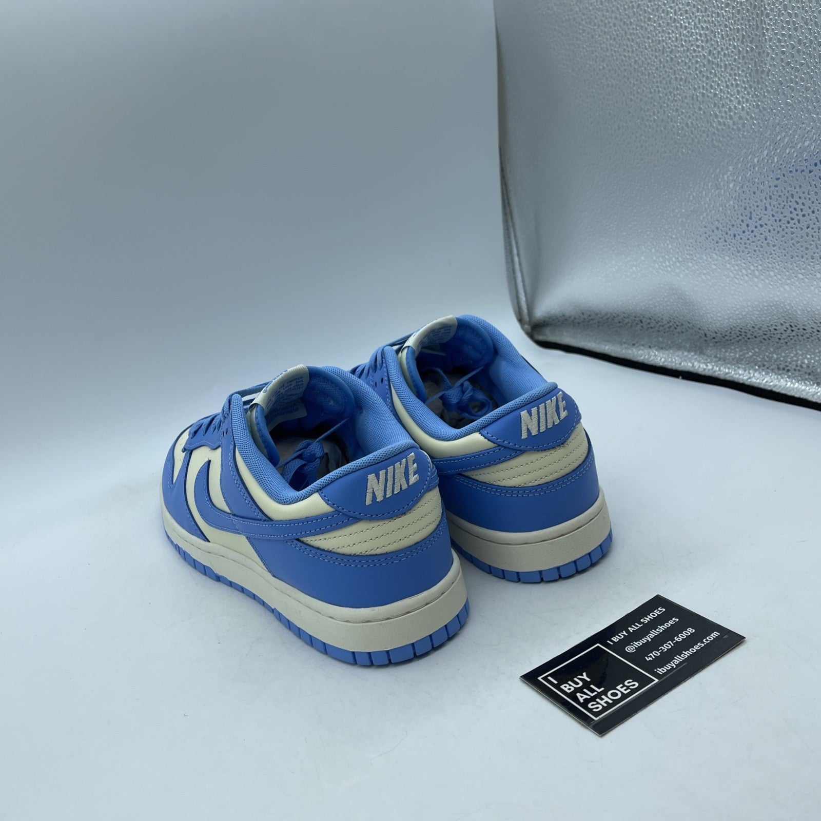 Size 11 - Nike Dunk Low University Blue Coconut Milk White Leather (DV0833-113)