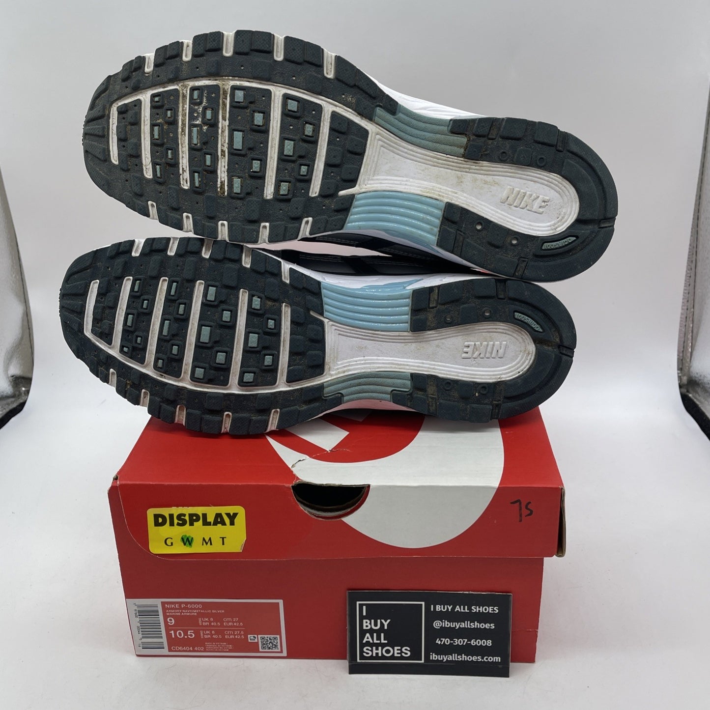Size 9 - Nike P-6000 Armory Navy Flat Silver (CD6404-402)
