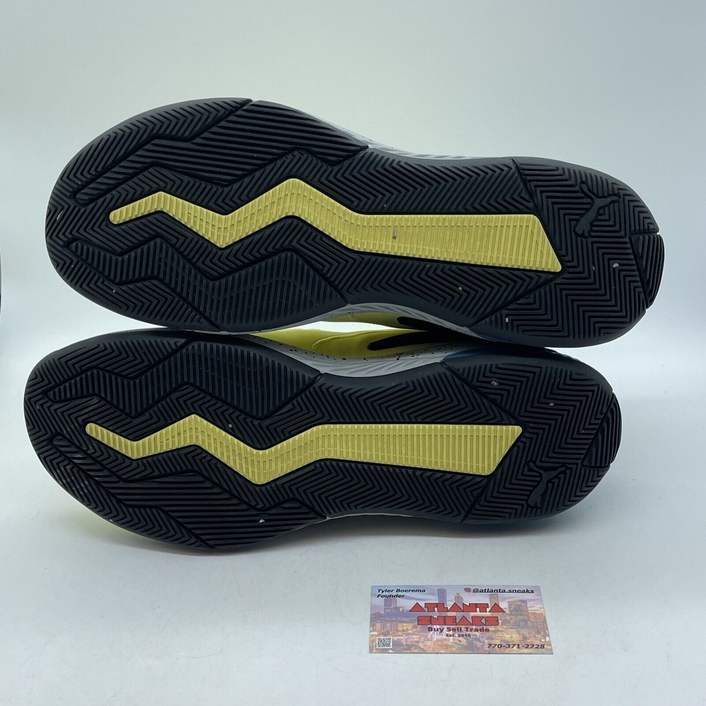 Size 13 - PUMA Uproar Spectra Yellow Black Blue Red Suede Leather  (192979-03)