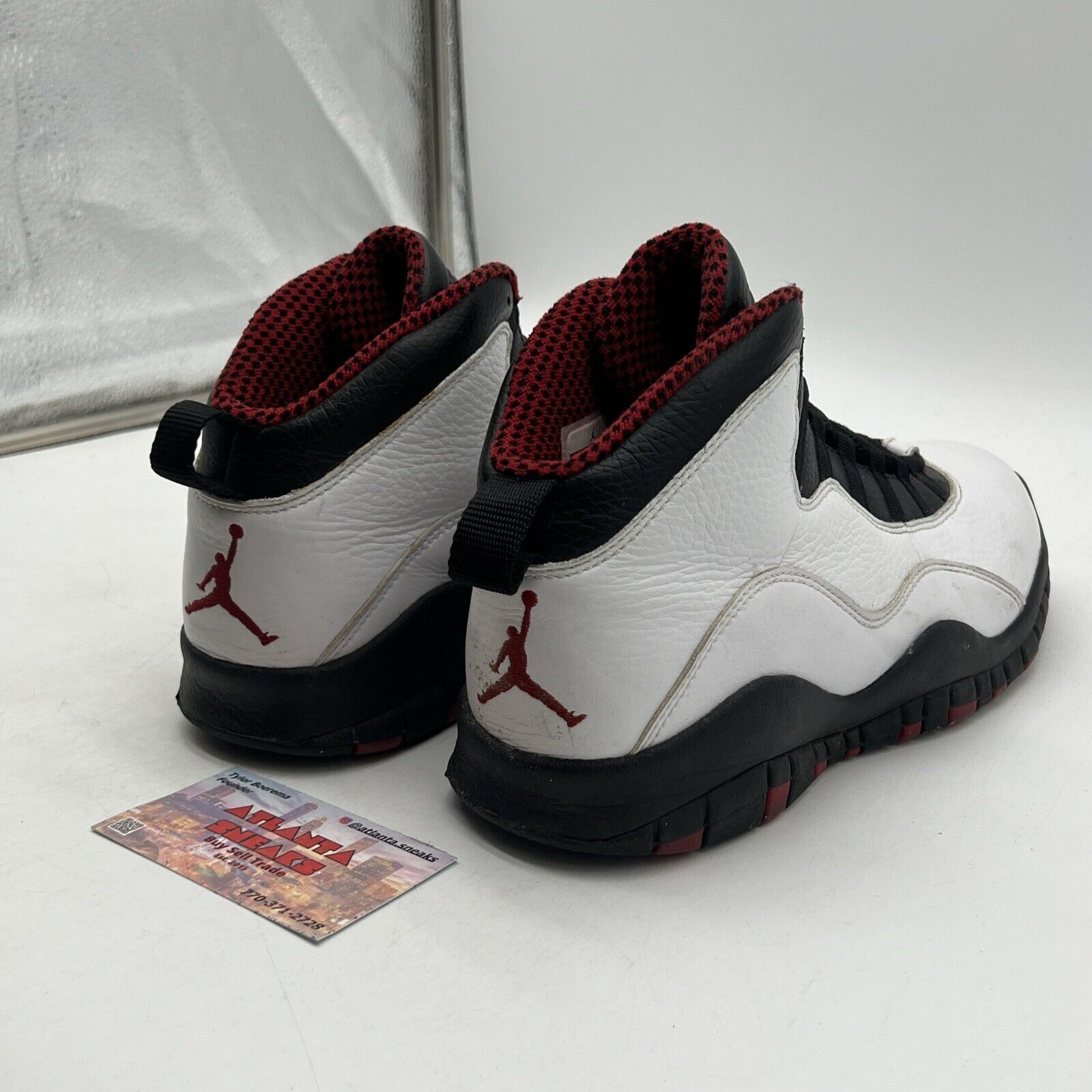 Size 9 - Air Jordan 10 Retro 2012 Chicago White Red Black Leather (310805-100)