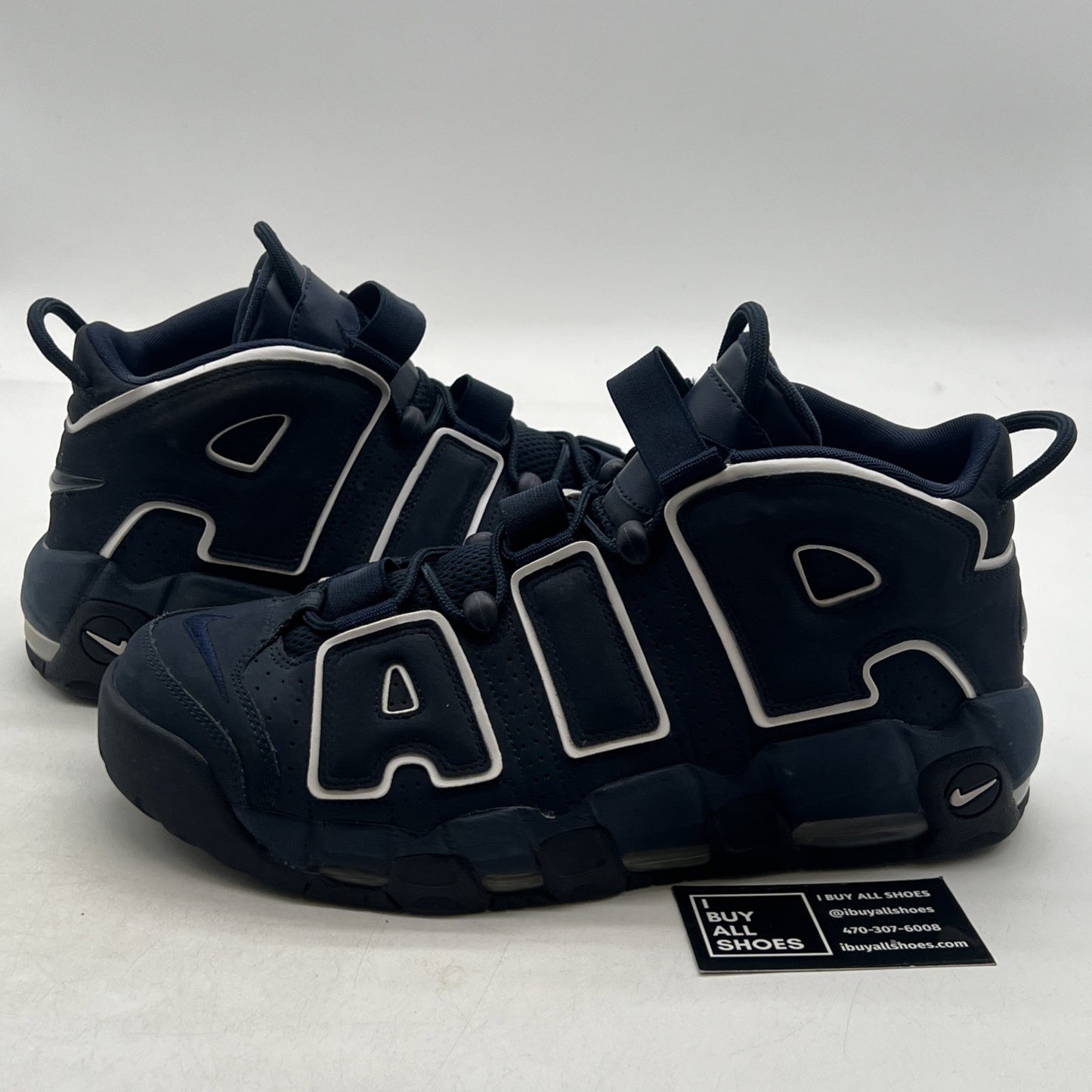 Size 12 - Nike Air More Uptempo Obsidian (921948-400)
