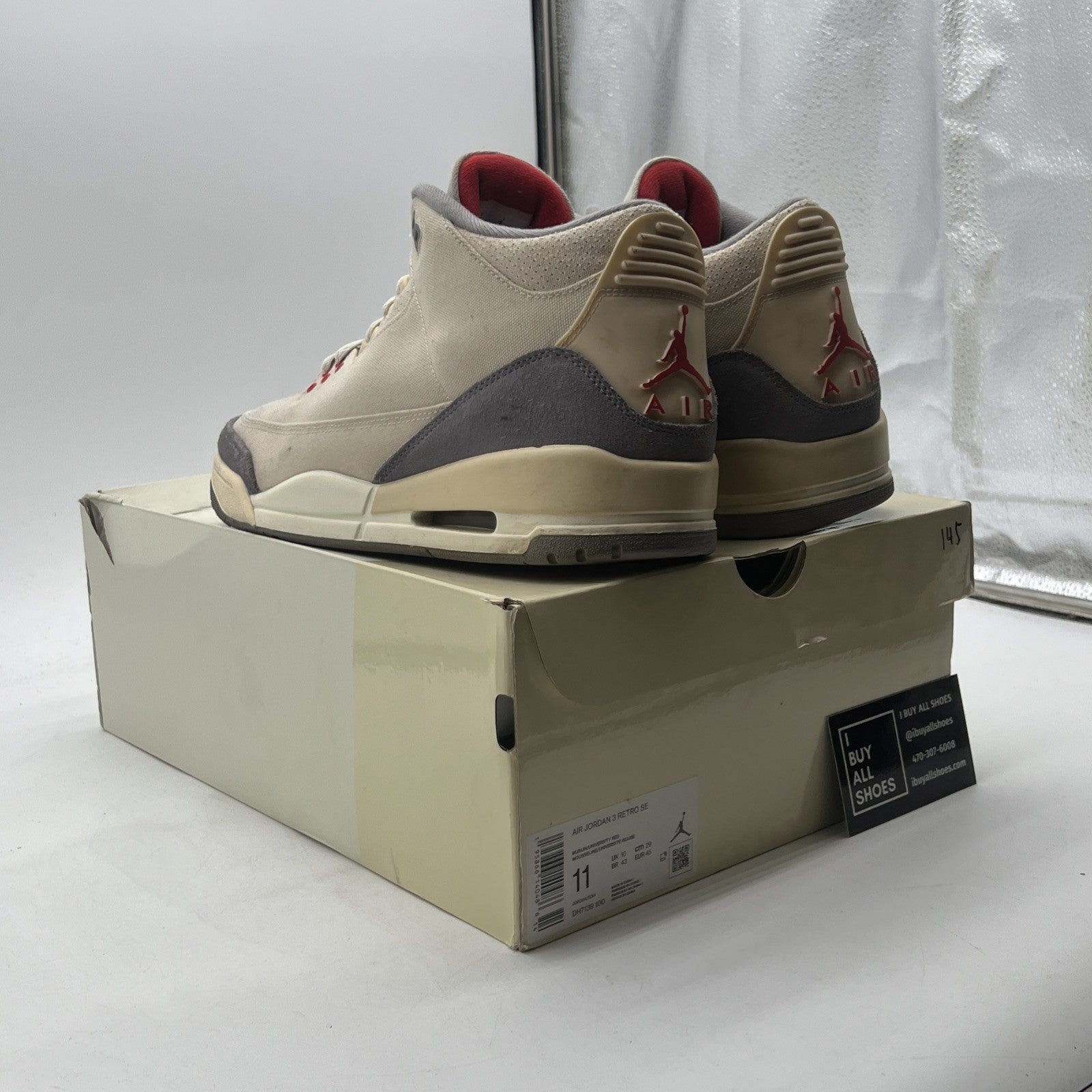 Size 11 - Air Jordan 3 Muslin (DH7139-100)