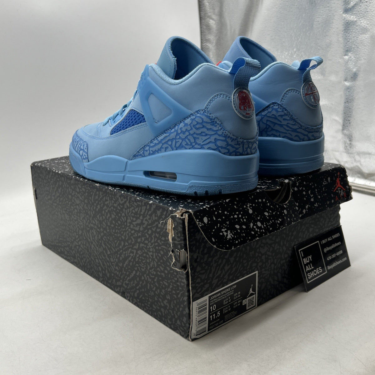 Size 10 - Air Jordan Spizike Low Houston Oilers (FQ1759-400)