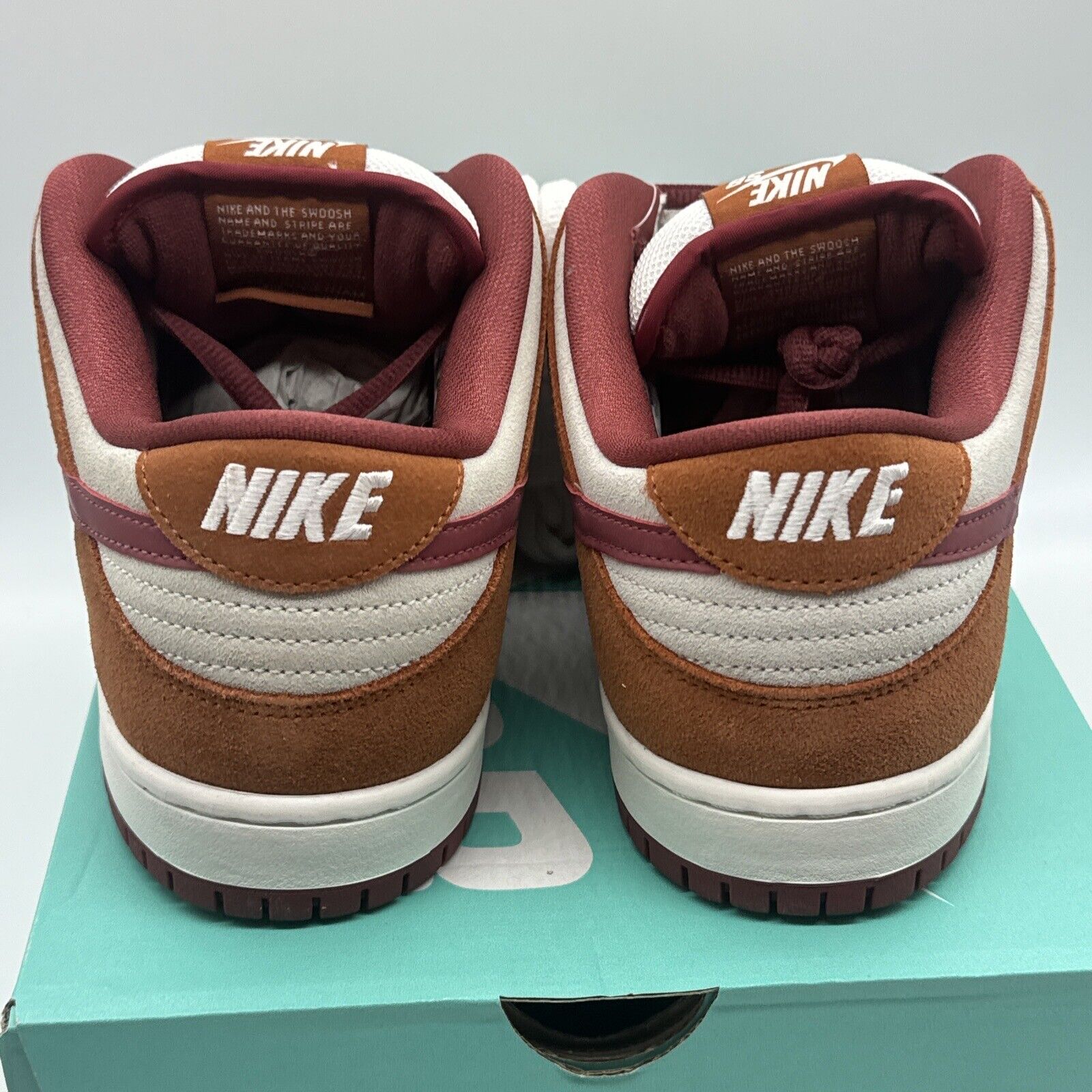 Size 10.5 - Nike SB Dunk Low Pro Dark Russet 2019 Orange Burgundy Deep Suede OG