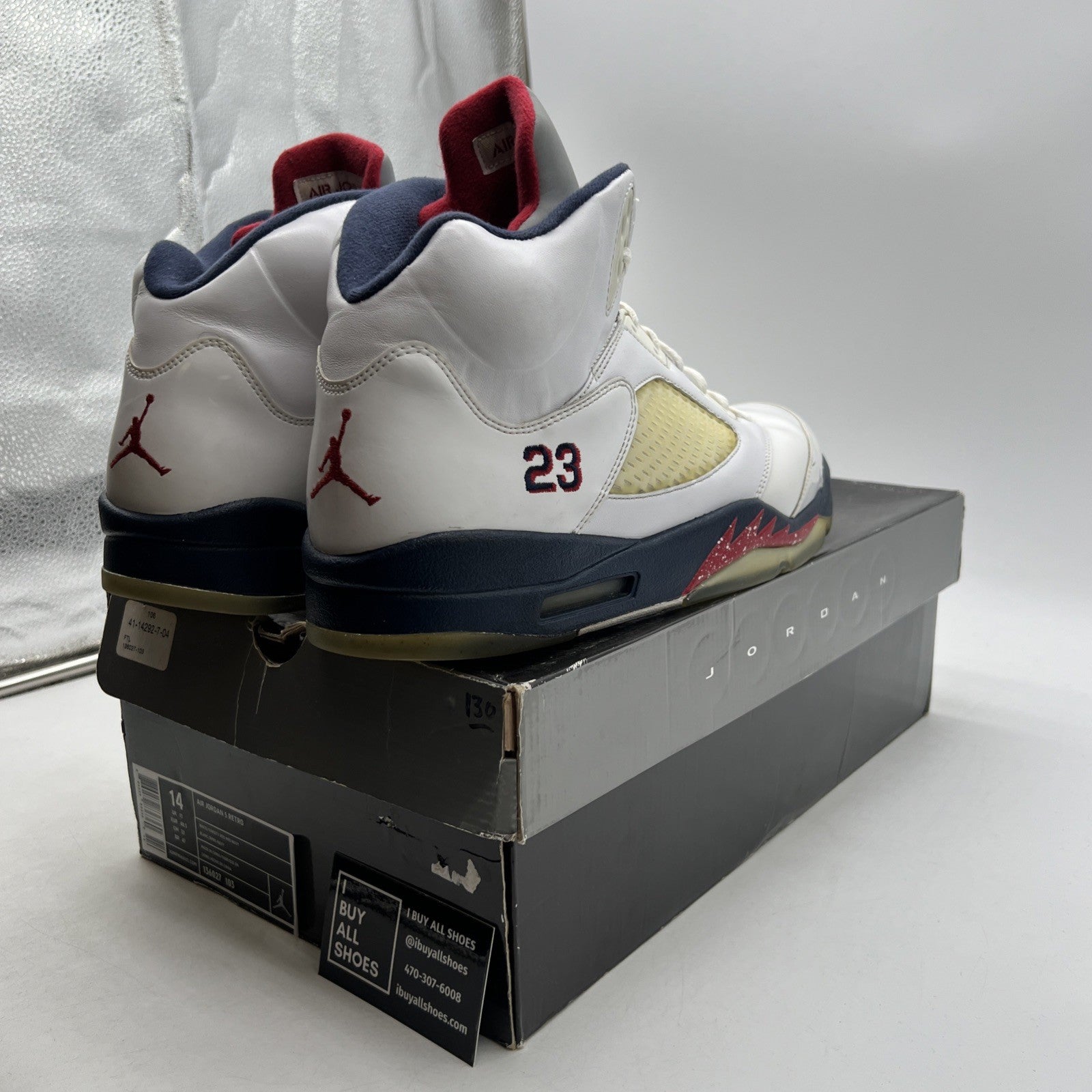 Size 14 - Air Jordan 5 Retro Olympic 2011 (136027-103)