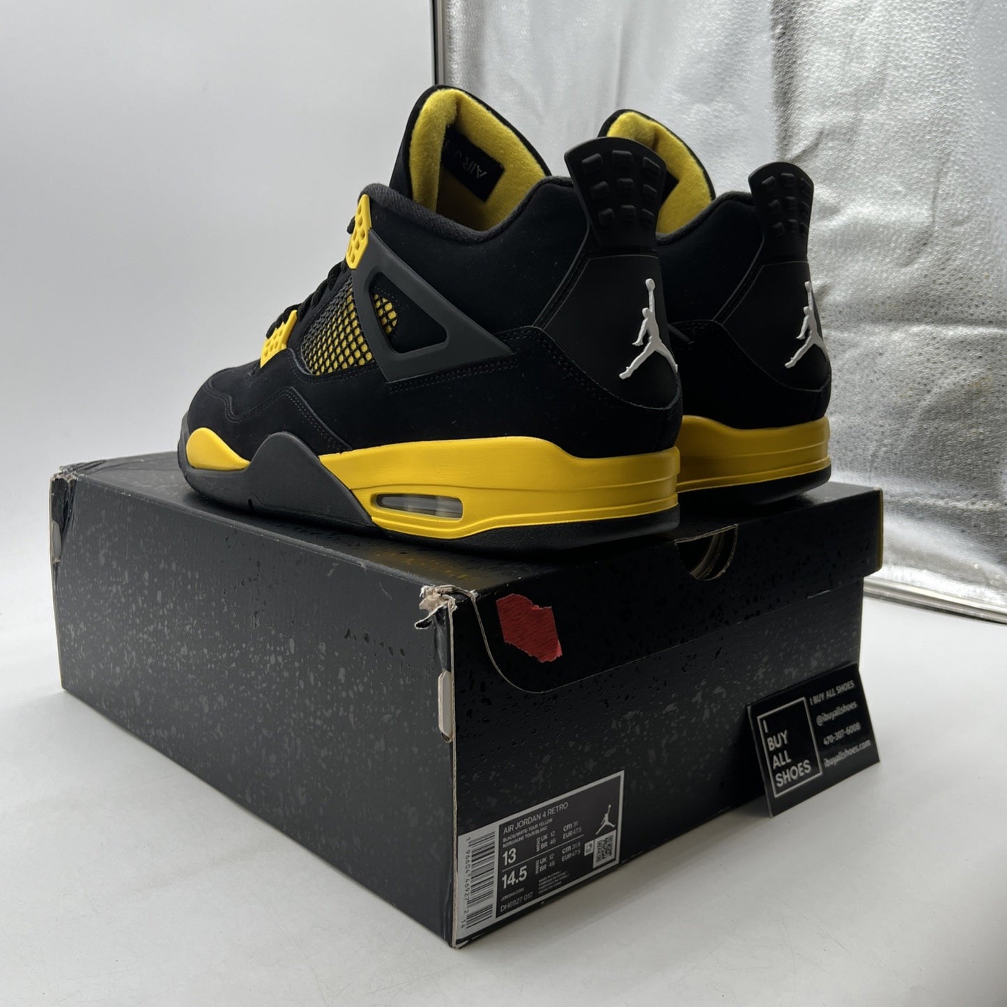 Size 13 - Air Jordan 4 Retro Mid Thunder (DH6927-017)