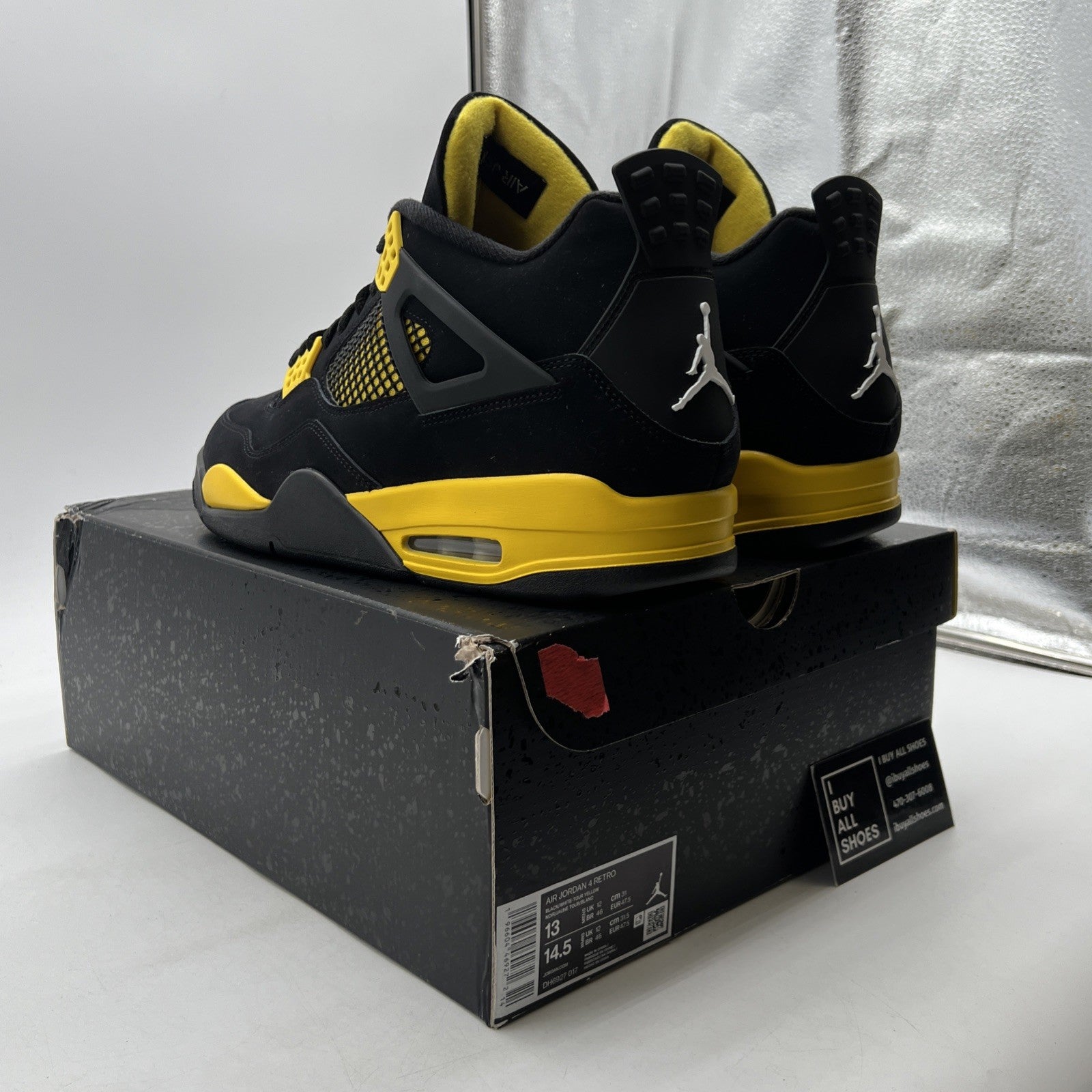 Size 13 - Air Jordan 4 Retro Mid Thunder (DH6927-017)