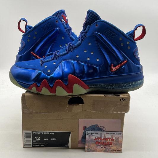 Size 12 - Nike Barkley Posite Max Sixers (555097-300)