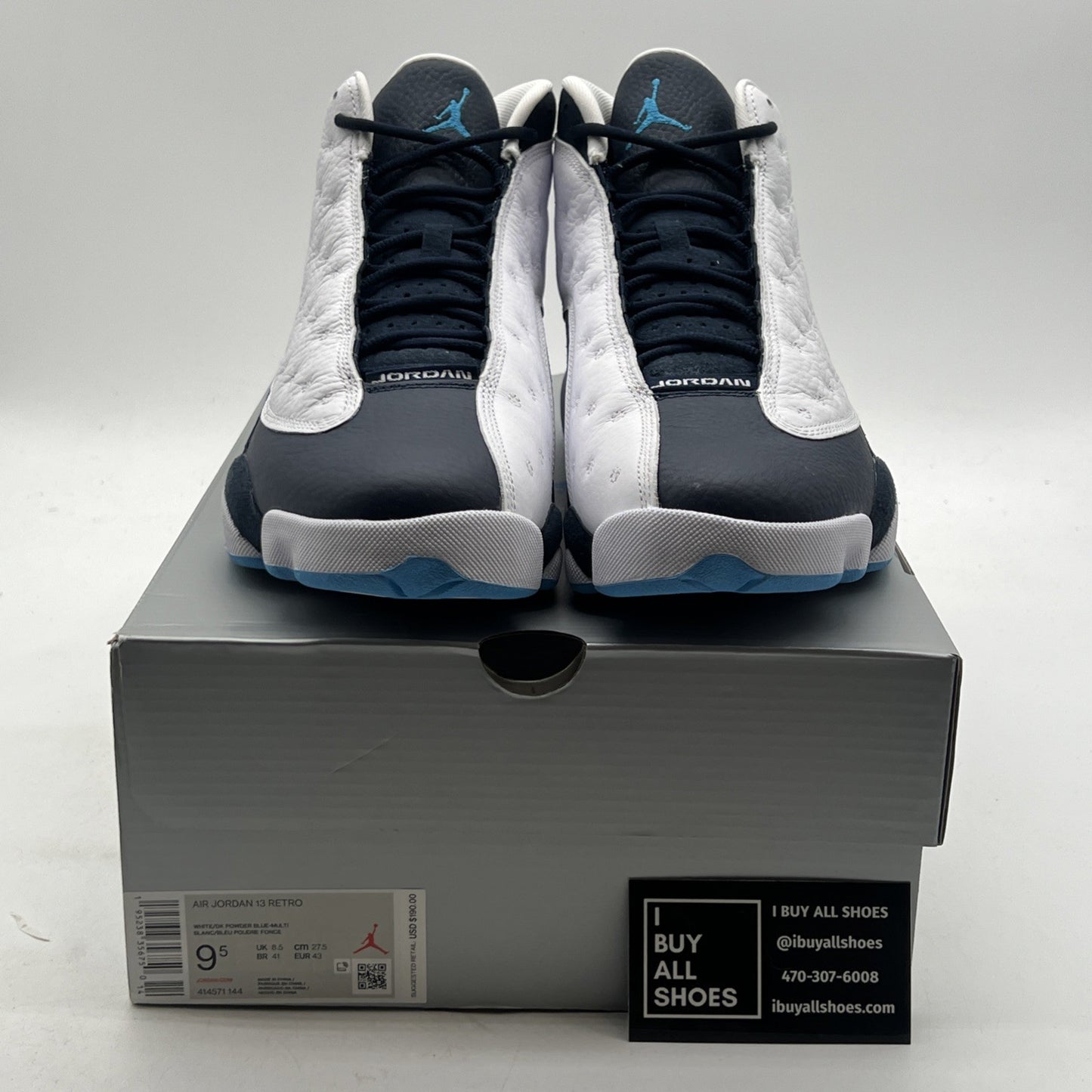 Size 9.5 - Air Jordan 13 Retro Obsidian (414571-144)