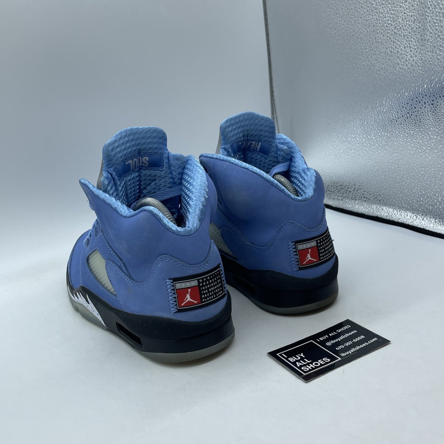 Size 8.5 - Jordan 5 Retro SE Mid UNC Blue Black Suede (DV1310-401)