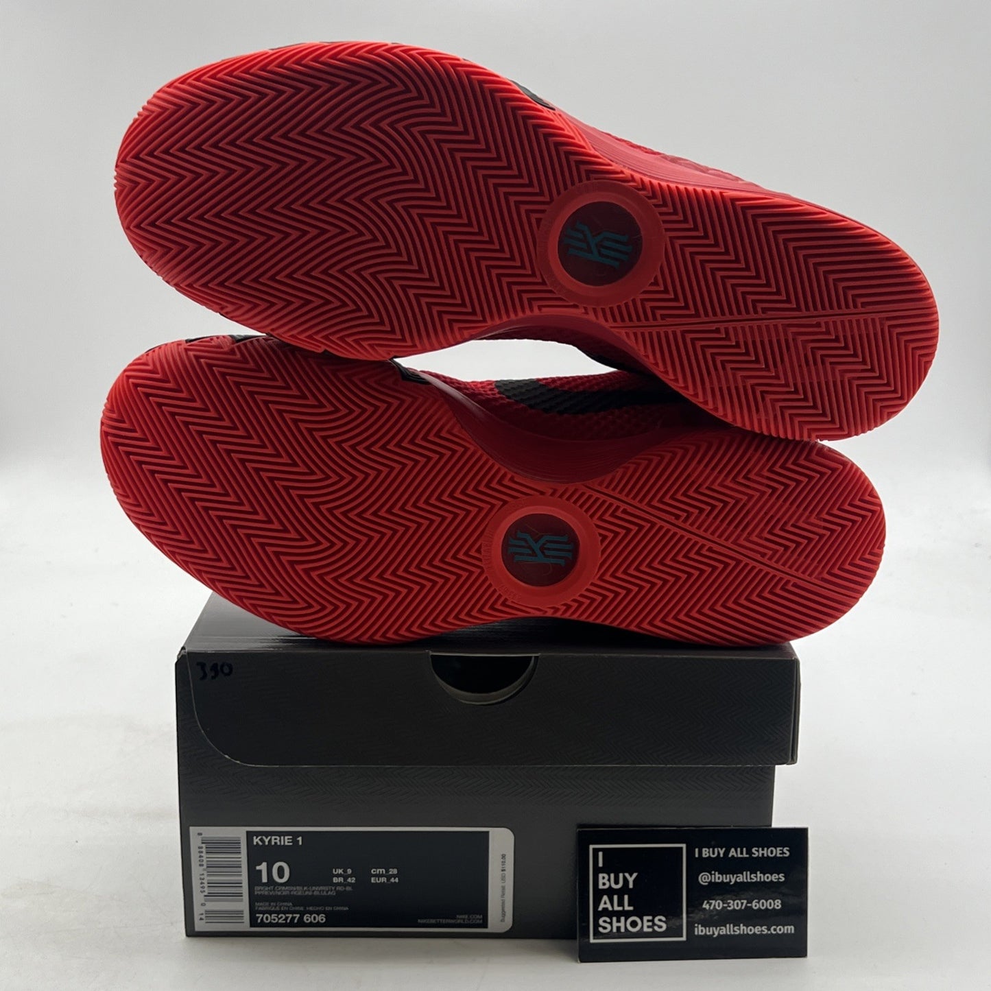 Size 10 - Nike Kyrie 1 Deceptive Red (705277-606)