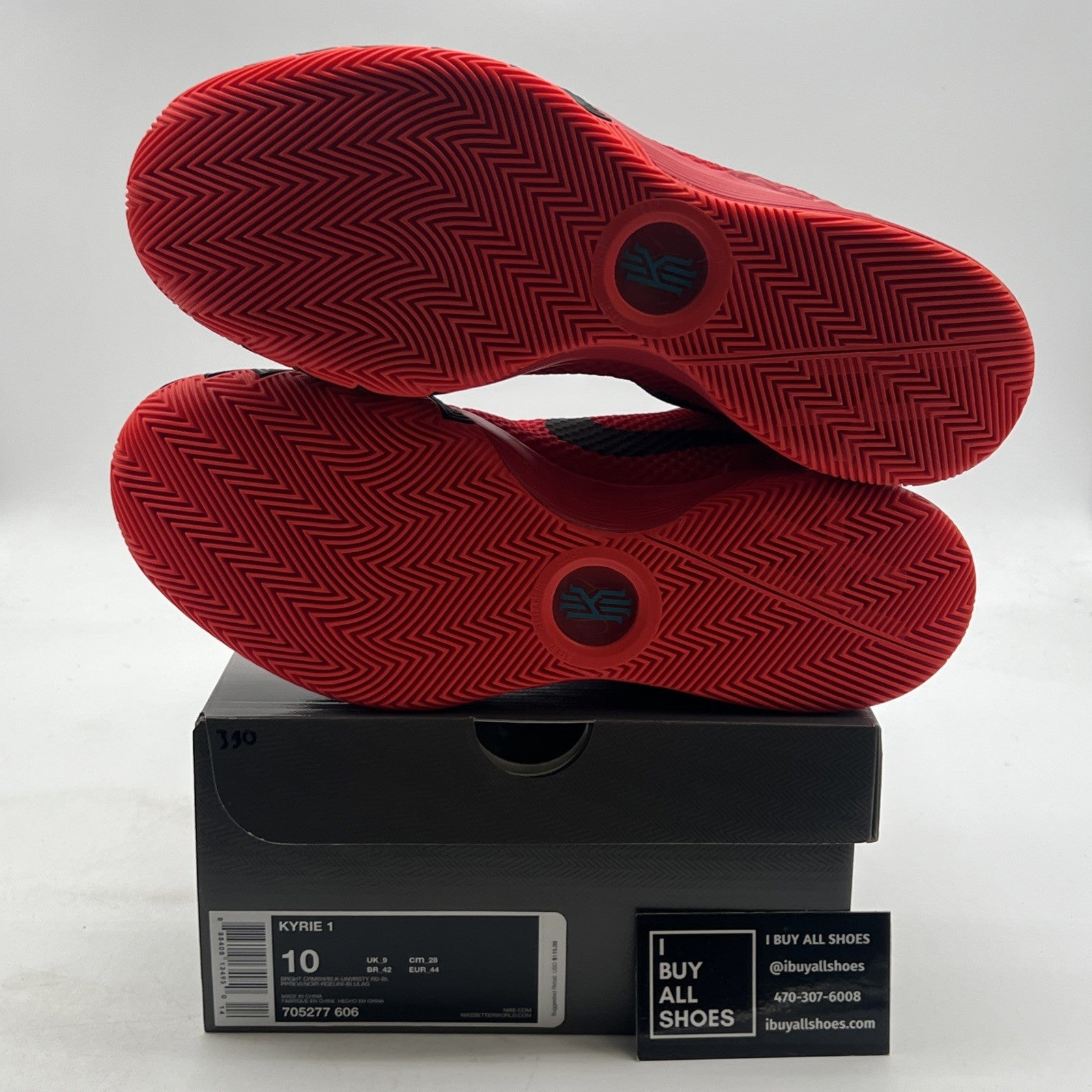Size 10 - Nike Kyrie 1 Deceptive Red (705277-606)
