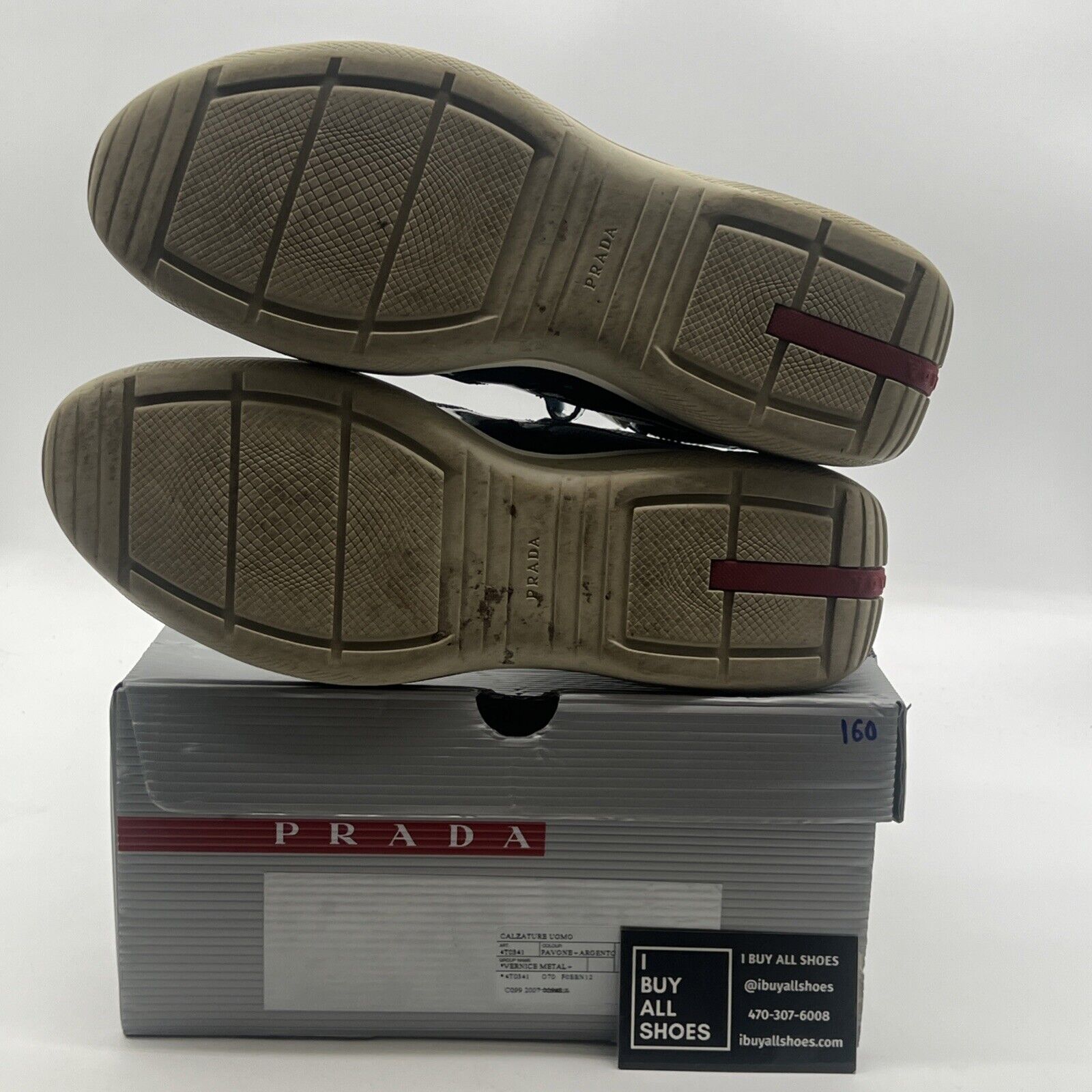 Size 10.5 Prada - Prada Men’s americas cup sneakers