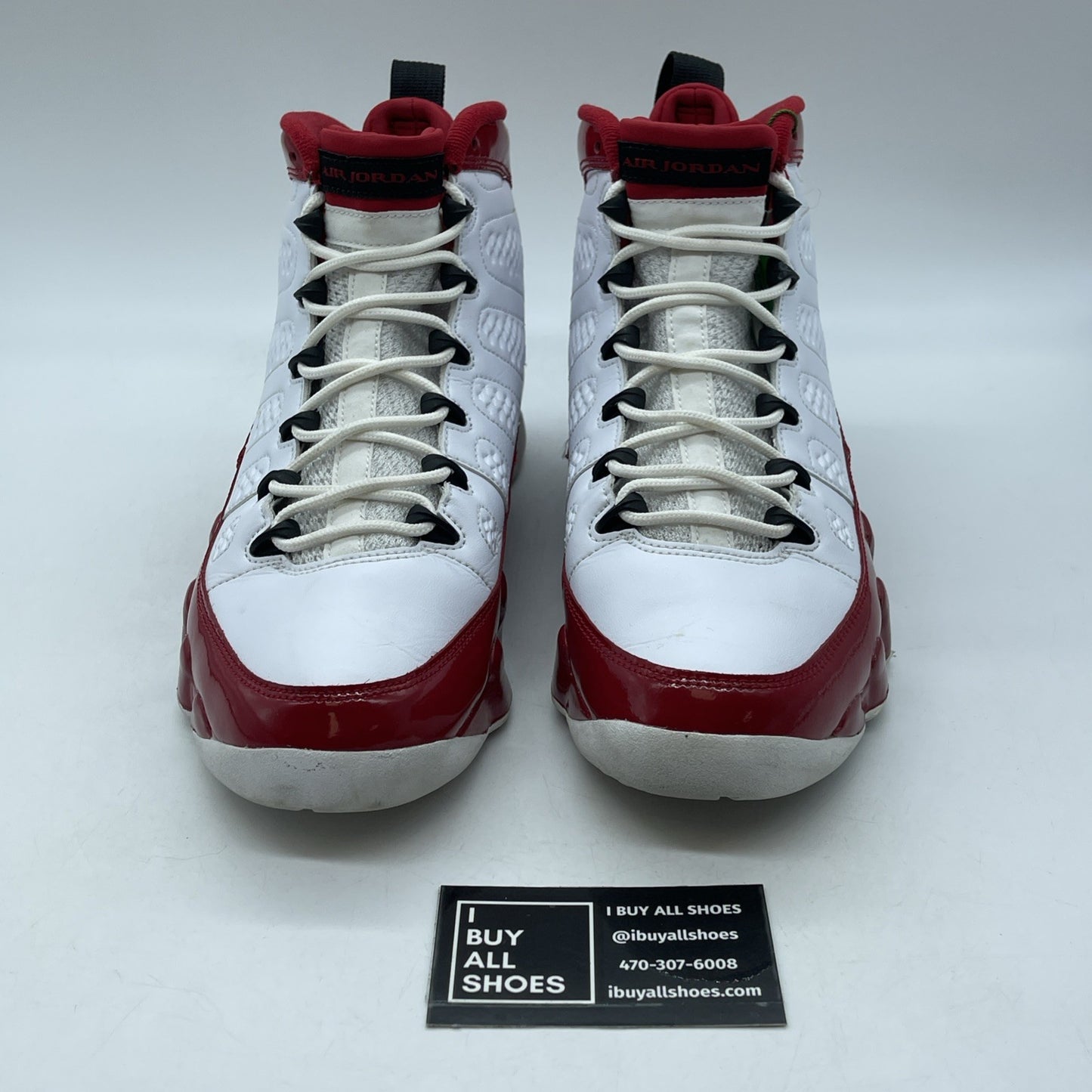 Size 9.5 - Air Jordan 9 Retro Gym Red White Black Leather (302370-160)