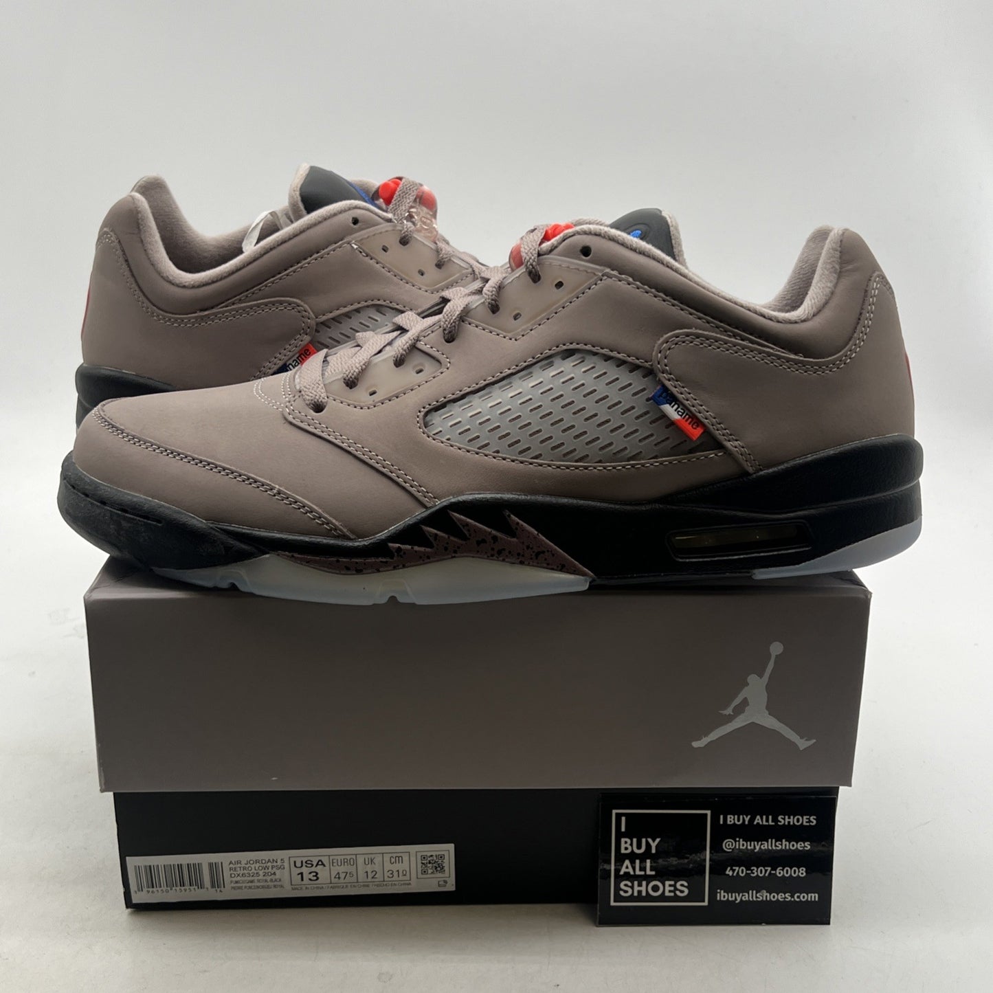 Size 13 - Paris Saint-Germain x Air Jordan 5 Retro Low Paname (DX6325-204)