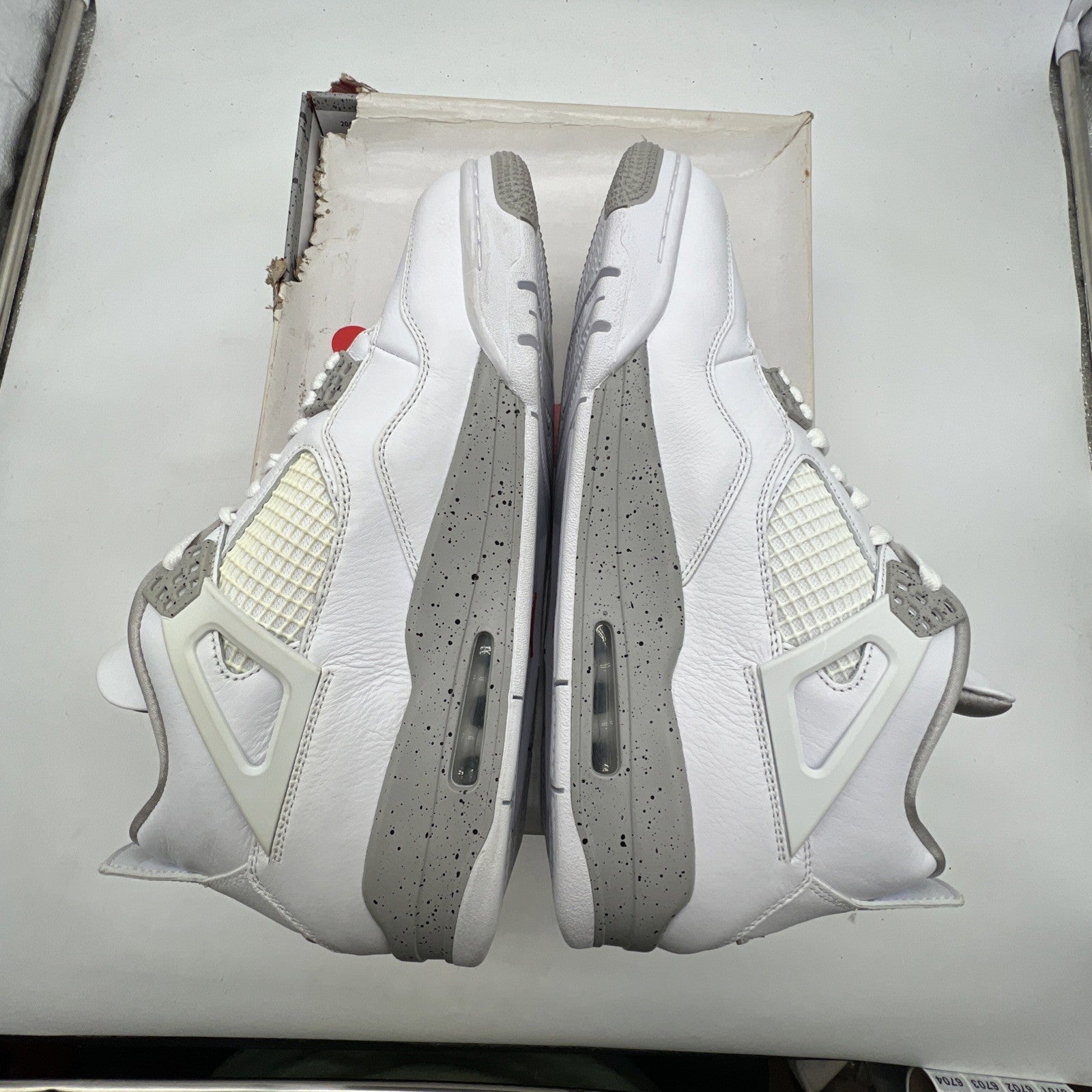 Size 11.5 - Air Jordan 4 Retro Mid White Oreo (CT8527-100)
