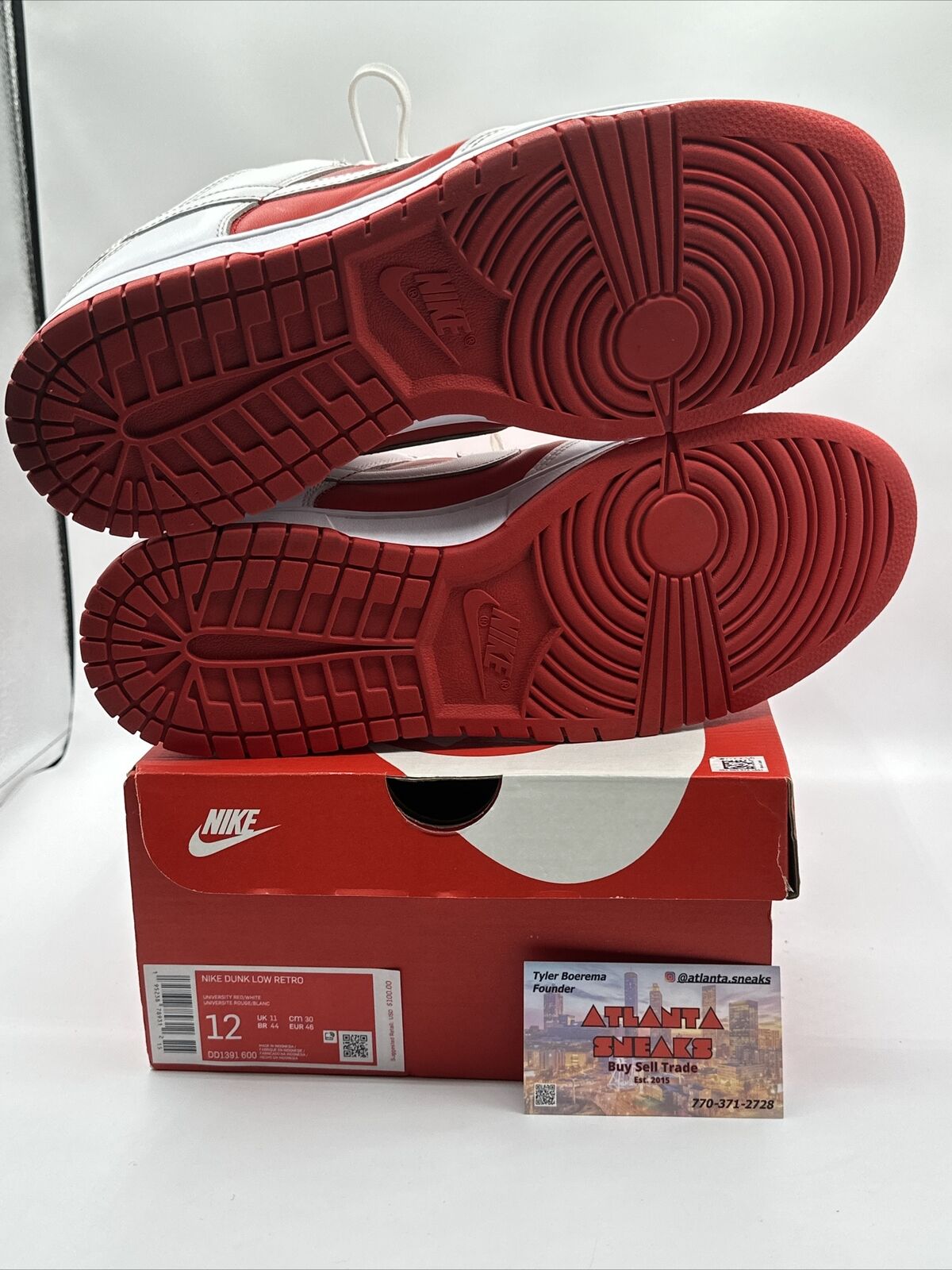 Size 12 - Nike Dunk Low Championship Red 2021