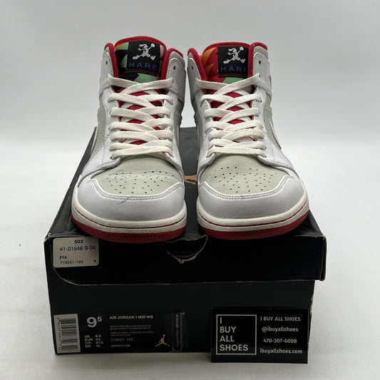 Size 9.5 - Air Jordan 1 2015 Mid Hare (719551-123)