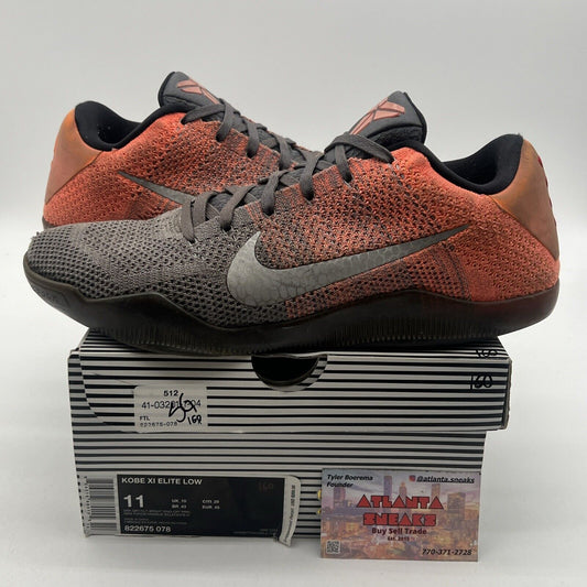 Size 11 - Nike Kobe 11 Elite Low Easter Grey (822675-078)