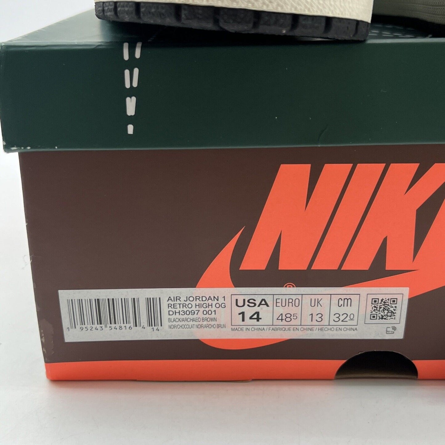 Size 14 - Air Jordan 1 High OG Crafted 2021 (DH3097-001)