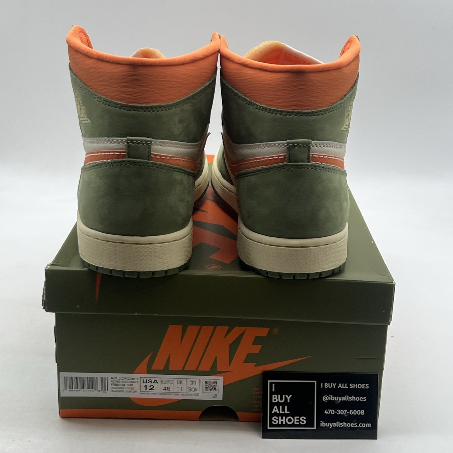 Size 12 - Air Jordan 1 Retro OG Craft High Celadon (FB9934-300)