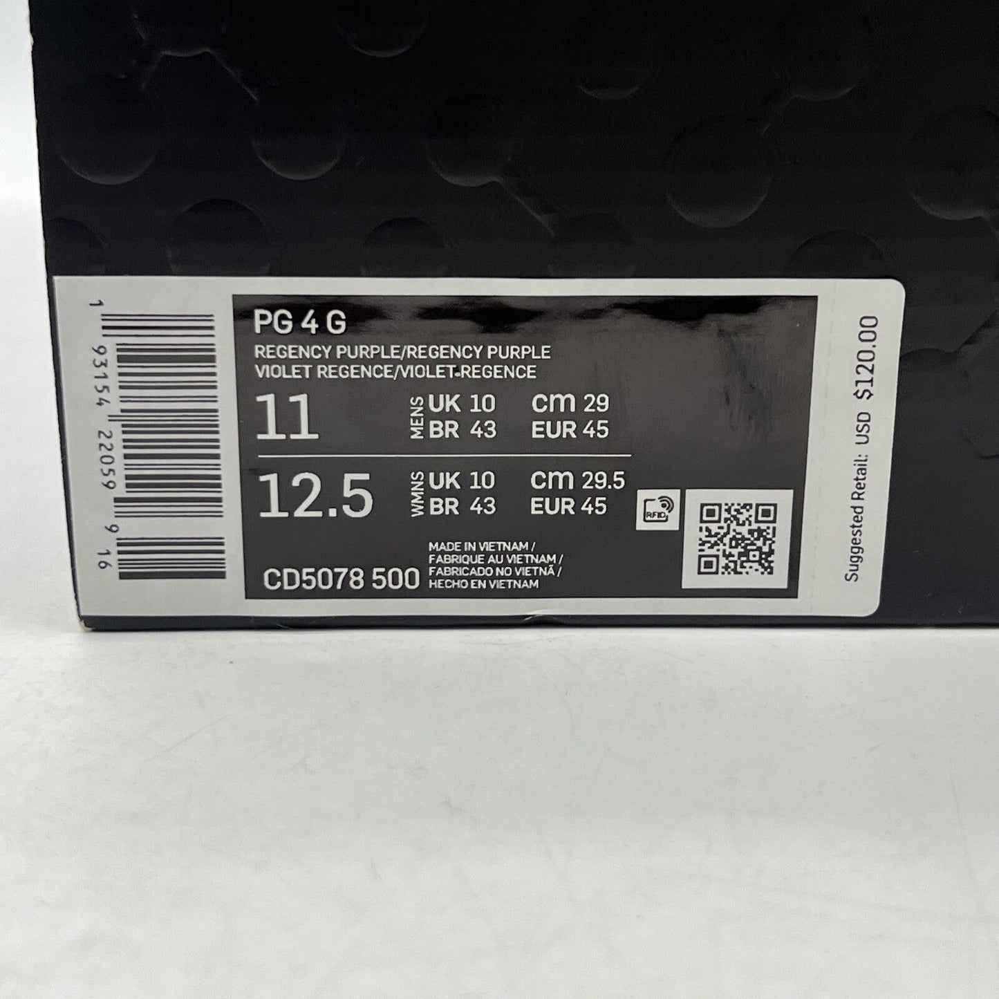 Size 11 - Nike Gatorade x PG 4 GX Blue Orange Black (CD5078-500)