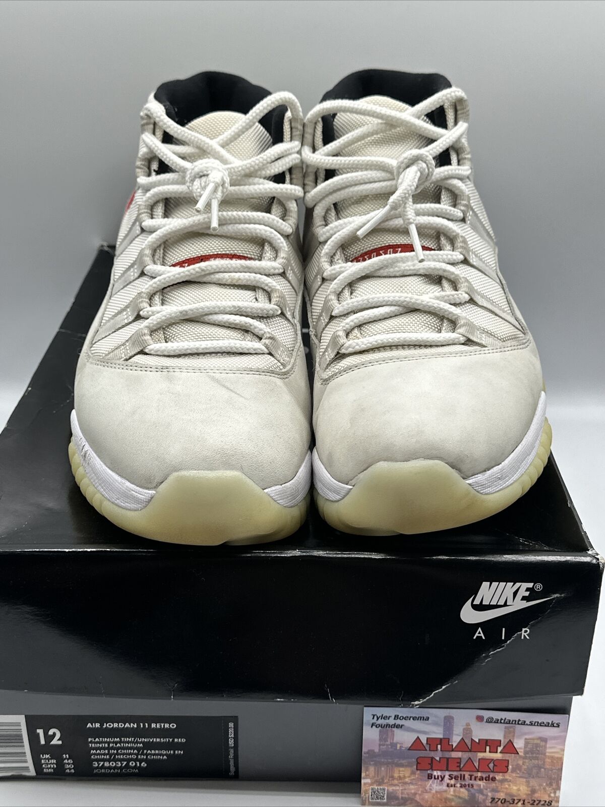 Size 12 - Jordan 11 Retro Platinum Tint 2018