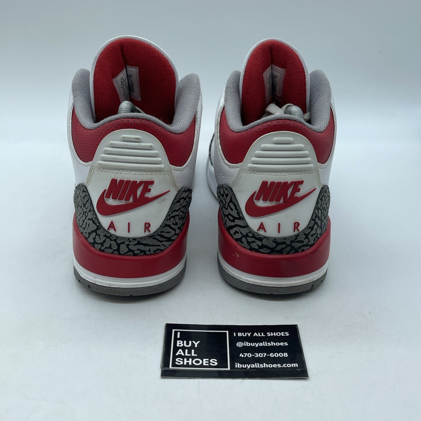 Size 8.5 - Jordan 3 Retro Mid Fire Red White Grey Suede Leather (DN3707-160)