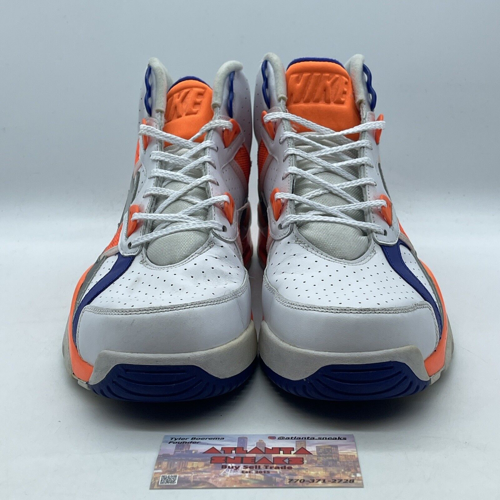Size 10 - Nike Air Trainer SC Bo Jackson Orange Gray Blue Leather (302346-106)