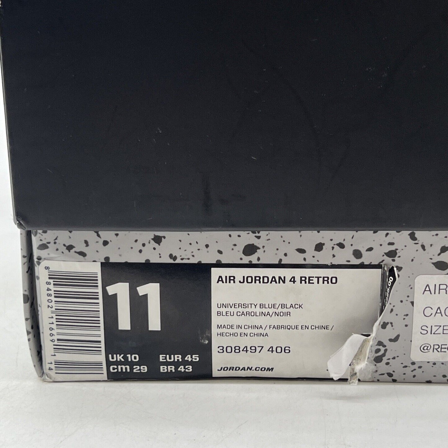 Size 11 - Jordan 4 Retro x Travis Scott Mid Cactus Jack (308497-406)