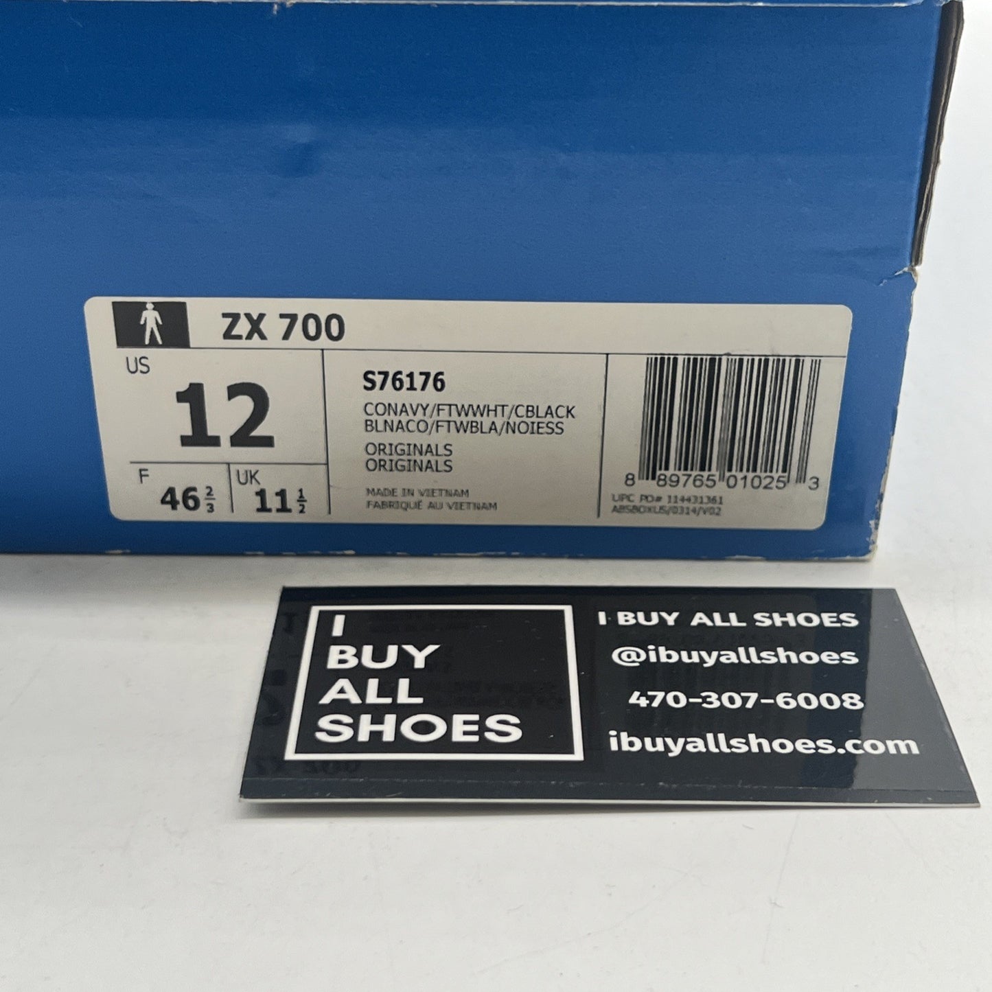 Size 12 - Adidas ZX 700 Collegiate Navy (S76176)