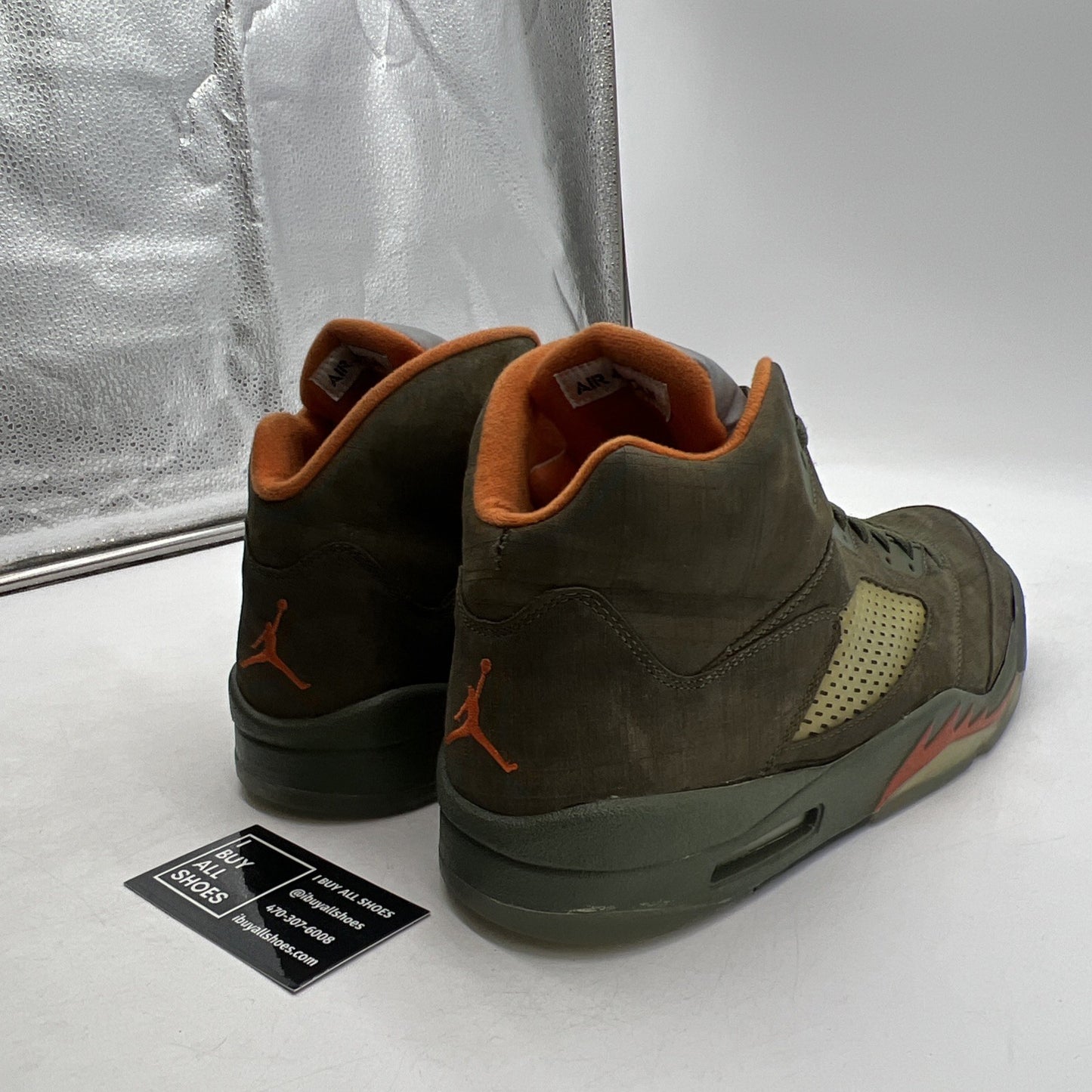 Size 14 - Air Jordan 5 Retro LS Olive (314259-381)