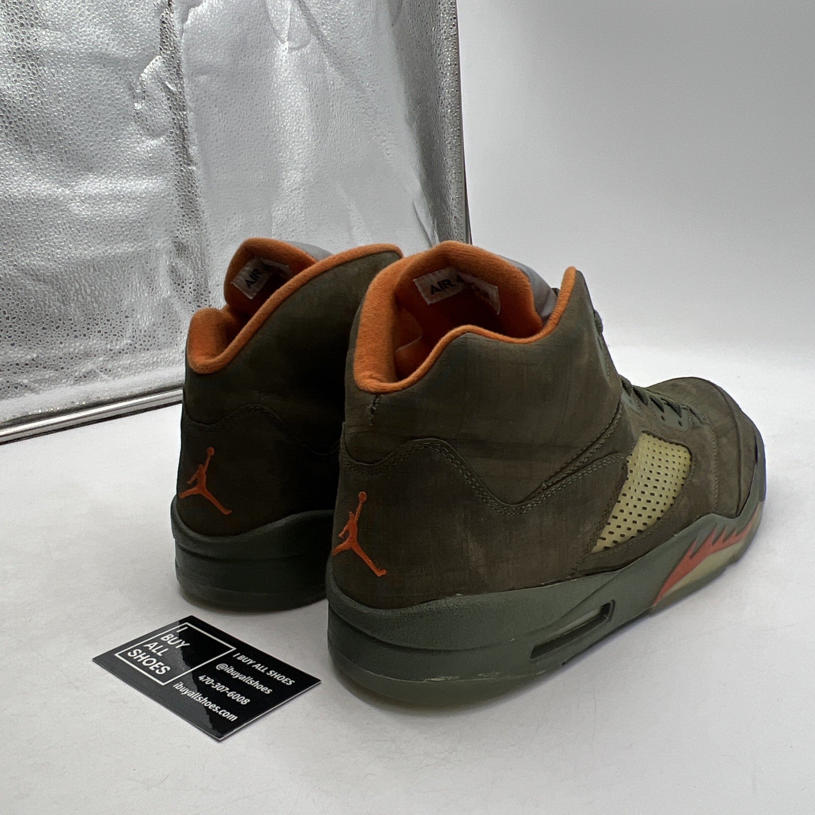 Size 14 - Air Jordan 5 Retro LS Olive (314259-381)