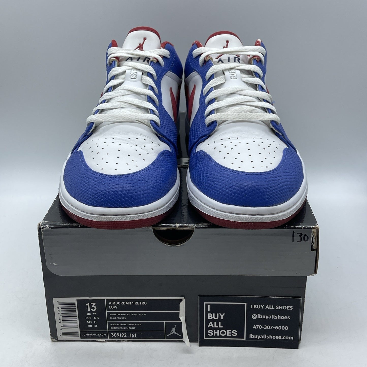 Size 13 - Air Jordan 1 Retro Low East Side (309192-161)