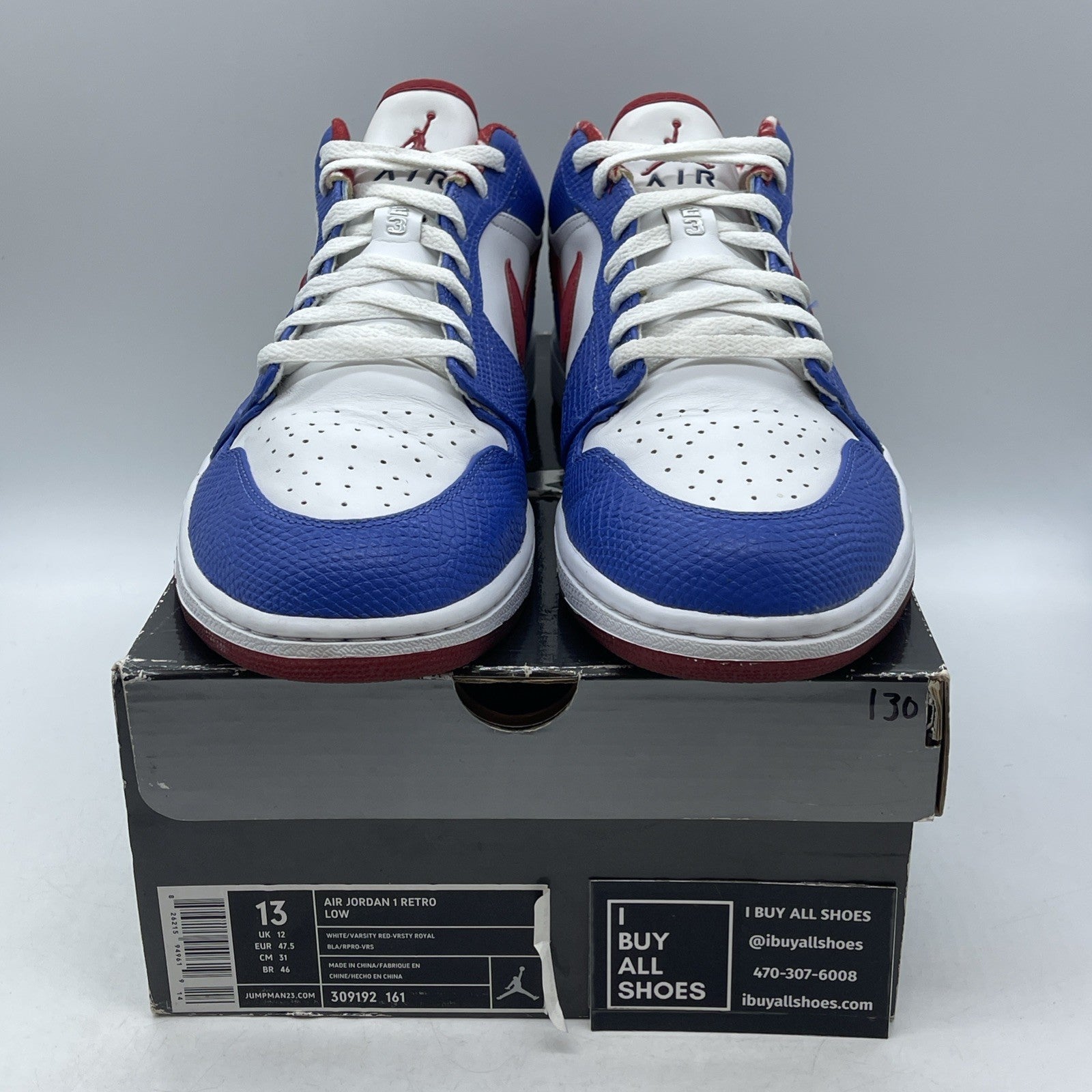 Size 13 - Air Jordan 1 Retro Low East Side (309192-161)