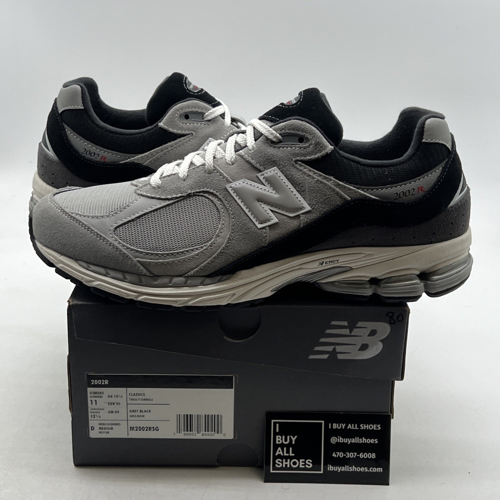 Size 11 - New Balance 2002R Slate Grey Black (M2002RSG)