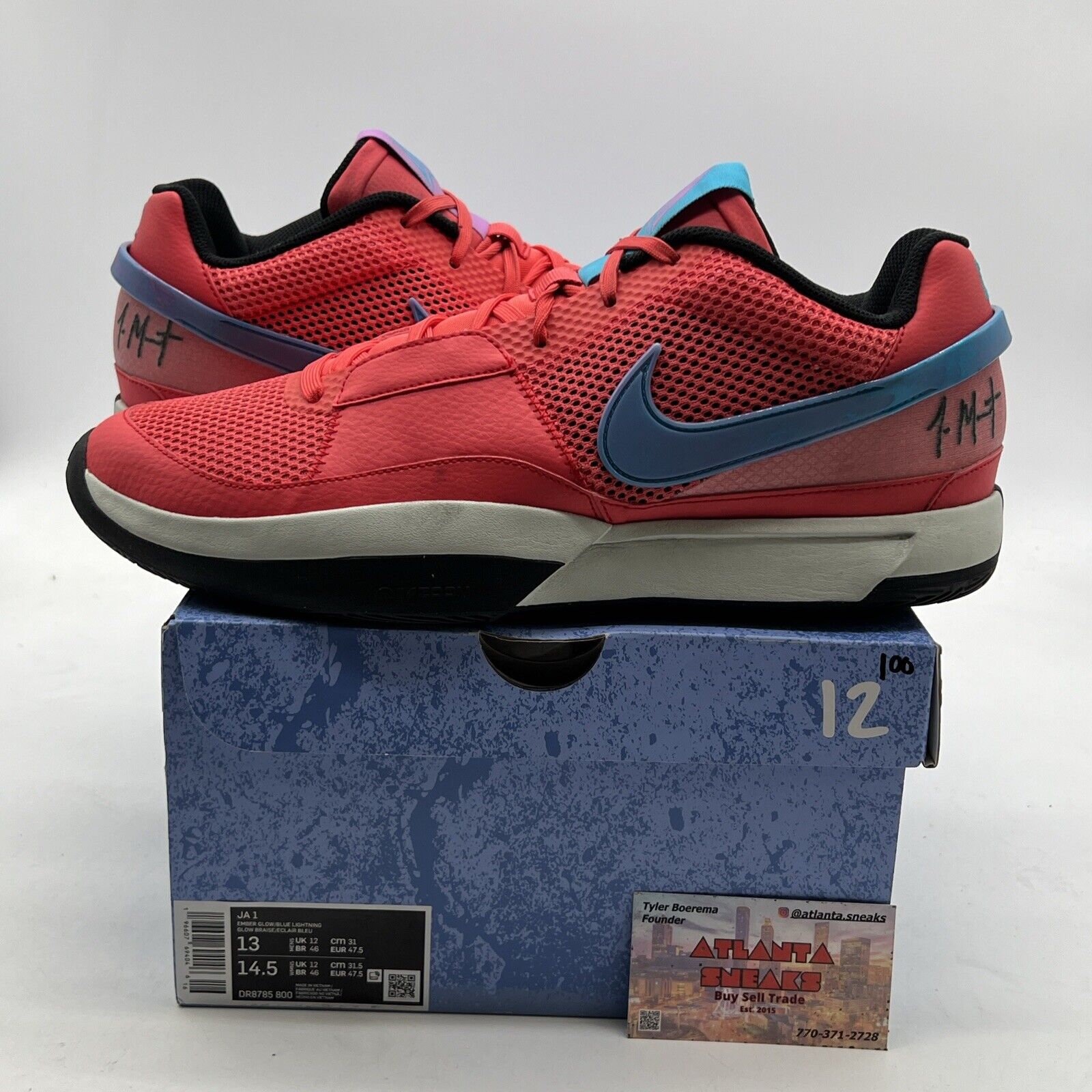 Size 13 - Nike Ja 1 Fuel - (DR8785-800)