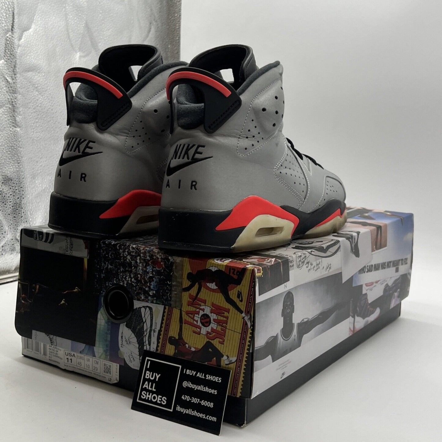 Size 11 - Air Jordan 6 Retro SP Reflections Of A Champion (CI4072-001)