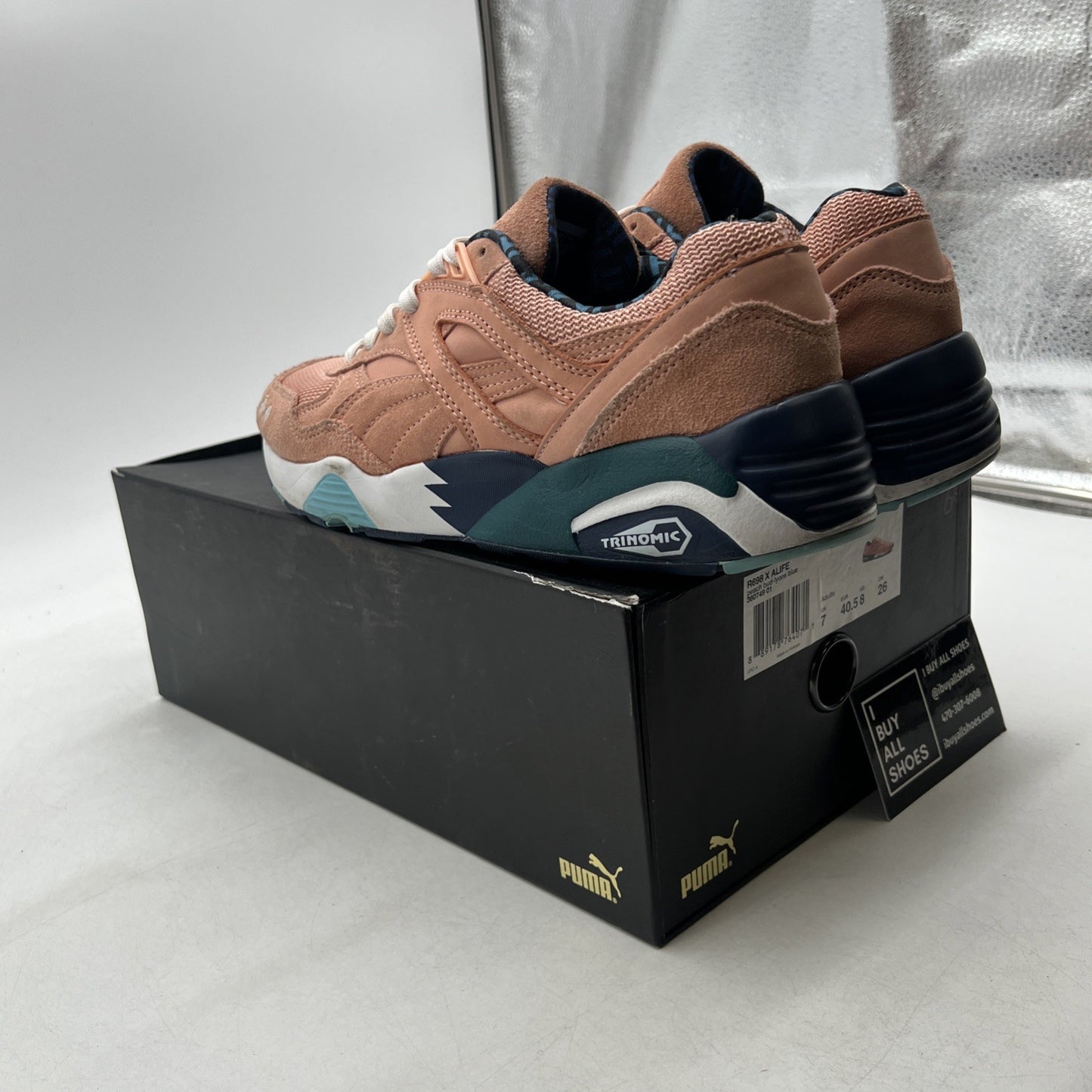 Size 8 - PUMA Alife x R698 Peach Bud (360749-01)