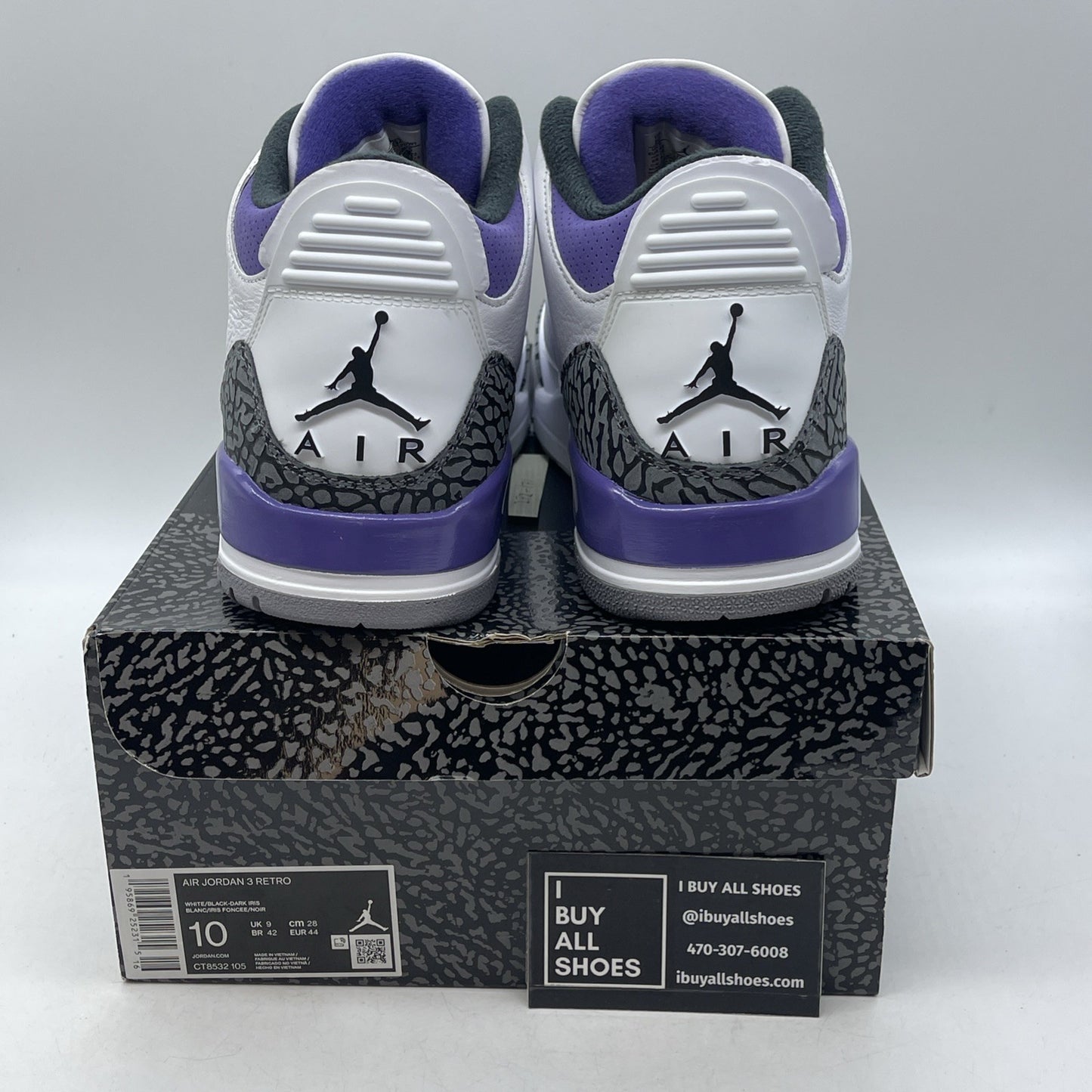 Size 10 - Air Jordan 3 Retro Mid Dark Iris (CT8532-105)