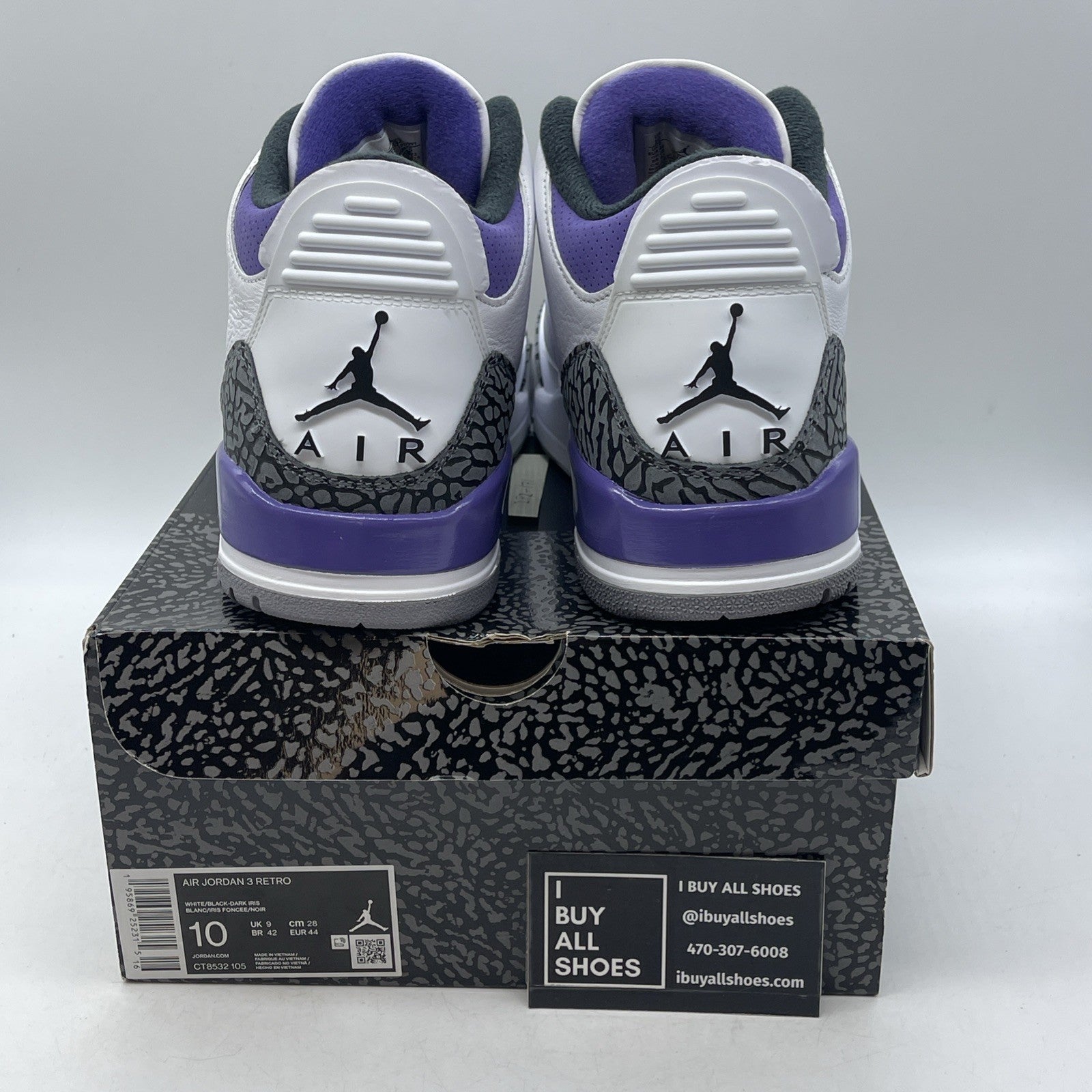 Size 10 - Air Jordan 3 Retro Mid Dark Iris (CT8532-105)