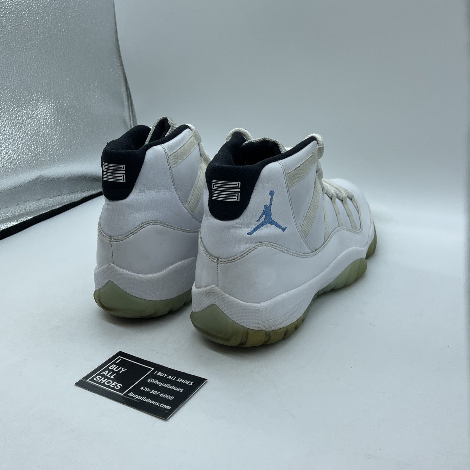Size 12 - Jordan 11 Retro High Legend Blue White Leather (378037-117)